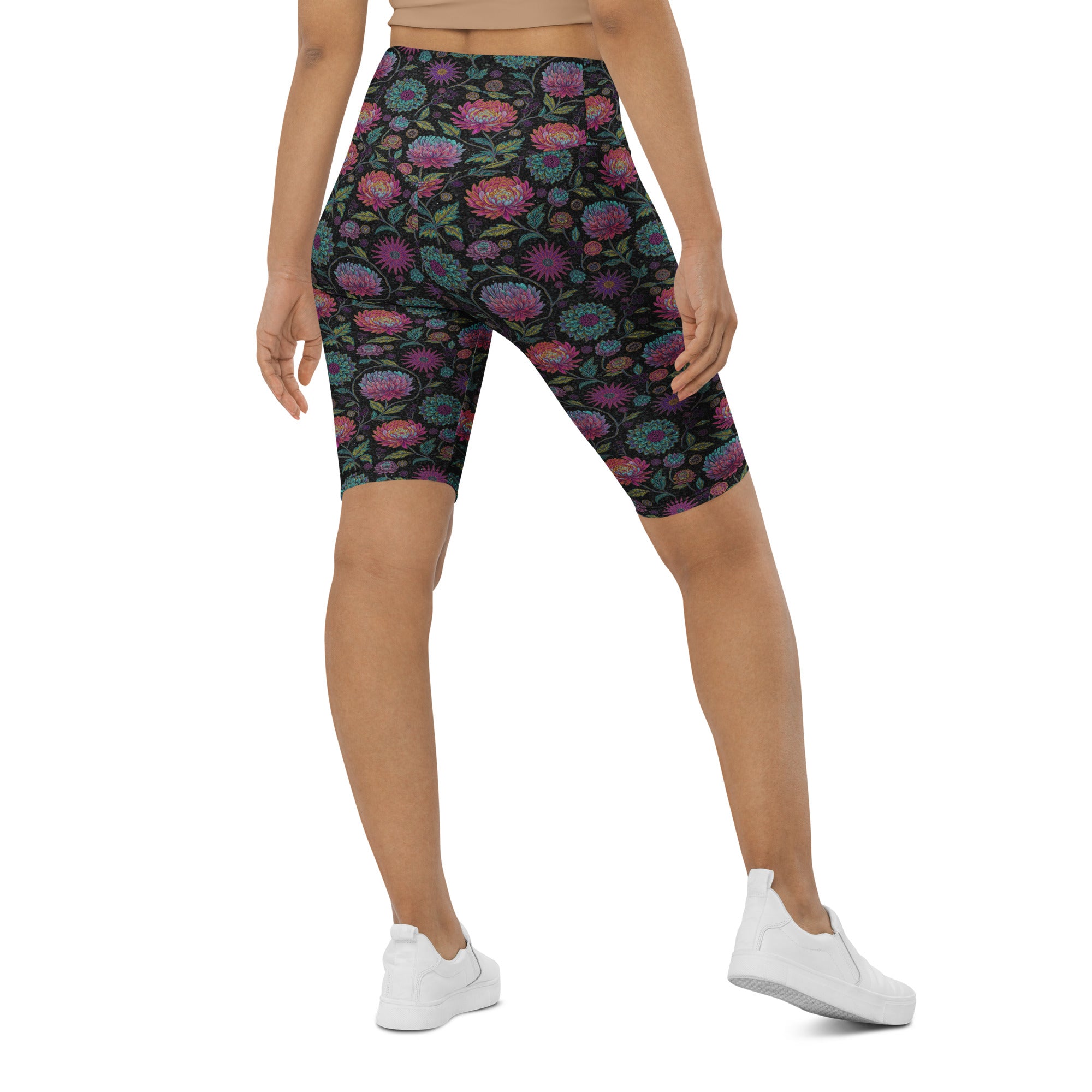Holographic Paillette Maximalist Bike Shorts | GearBunch