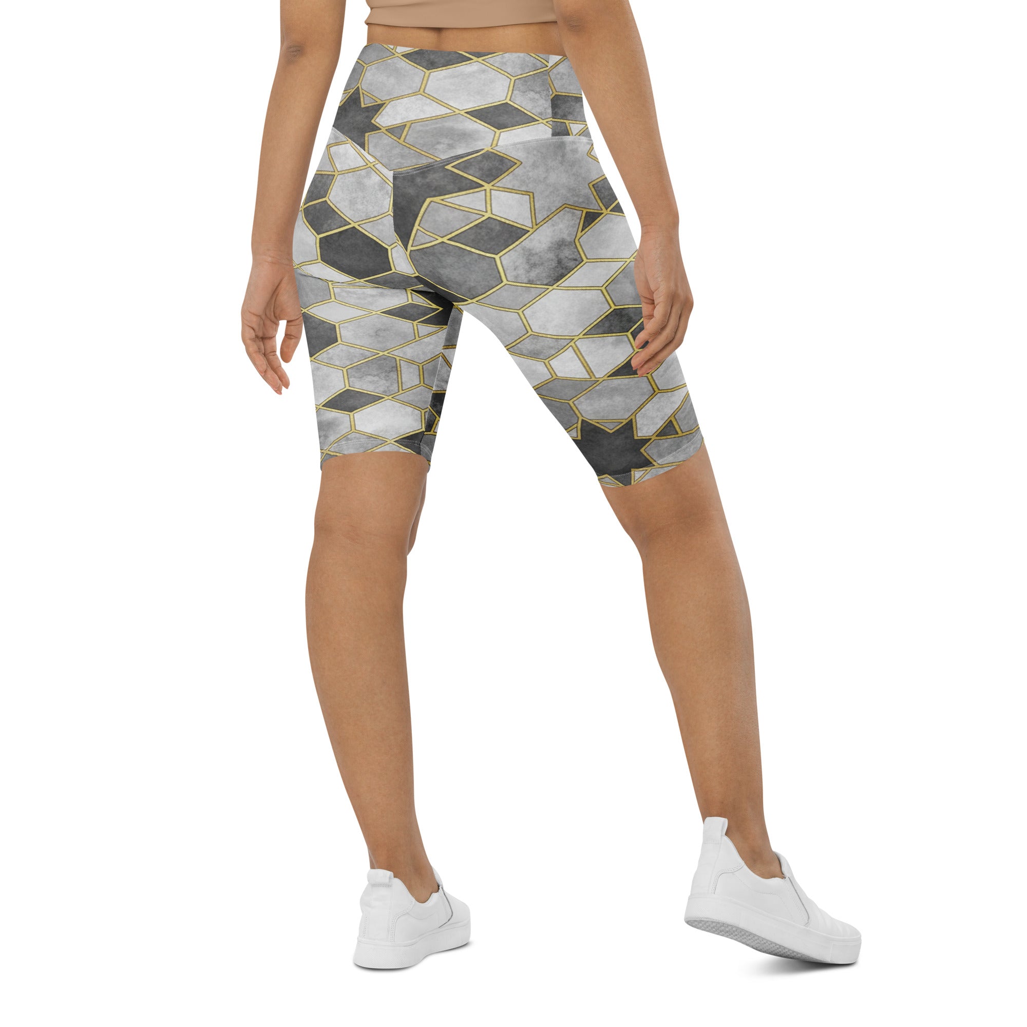 Monochrome Luxe Bike Shorts | GearBunch