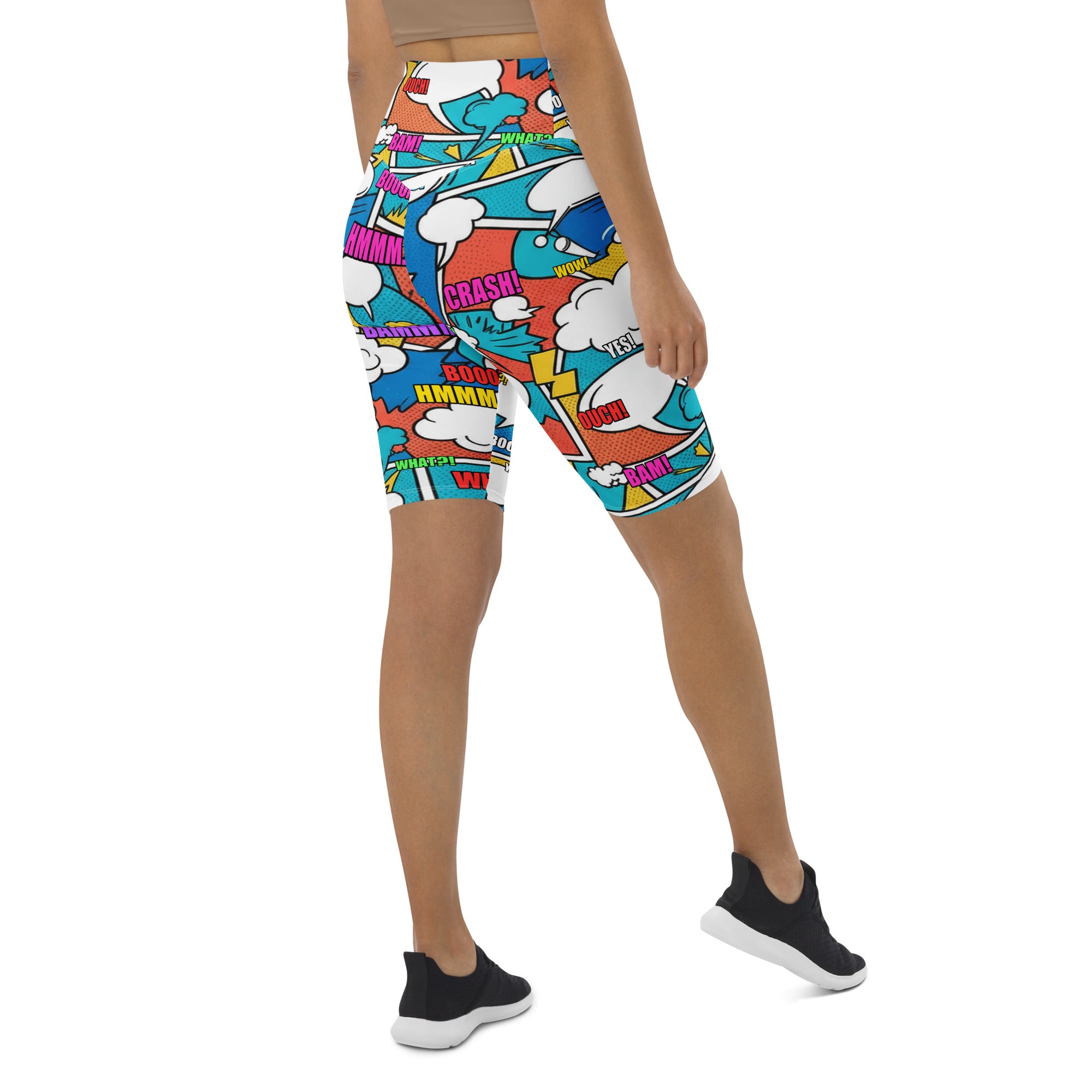 Comic Strip Surf Kapow Bike Shorts | GearBunch