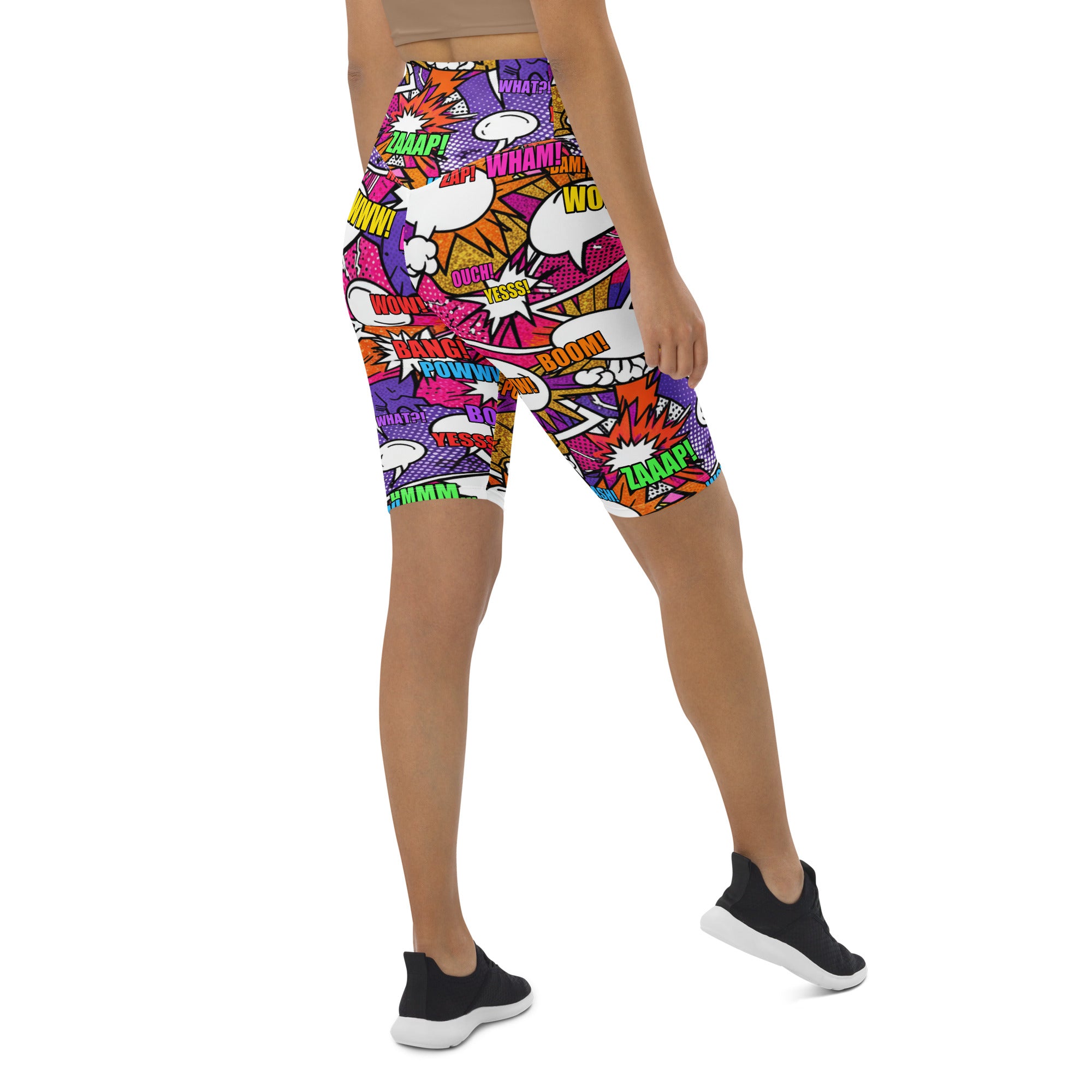Comic Strip Disco Funk Bike Shorts | GearBunch