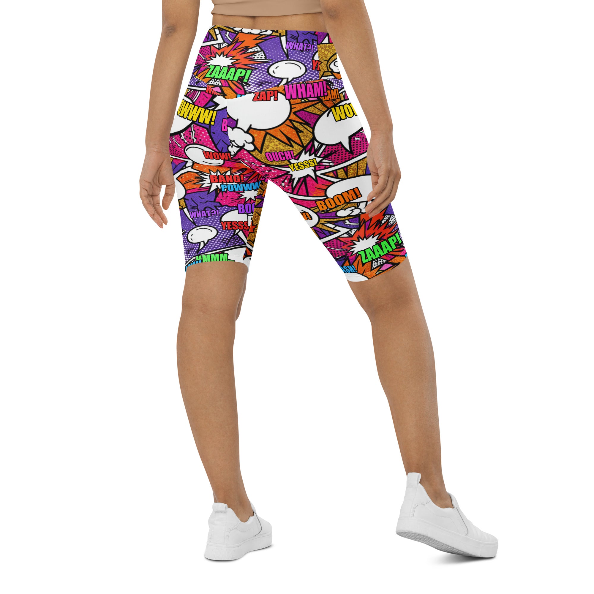Comic Strip Disco Funk Bike Shorts | GearBunch