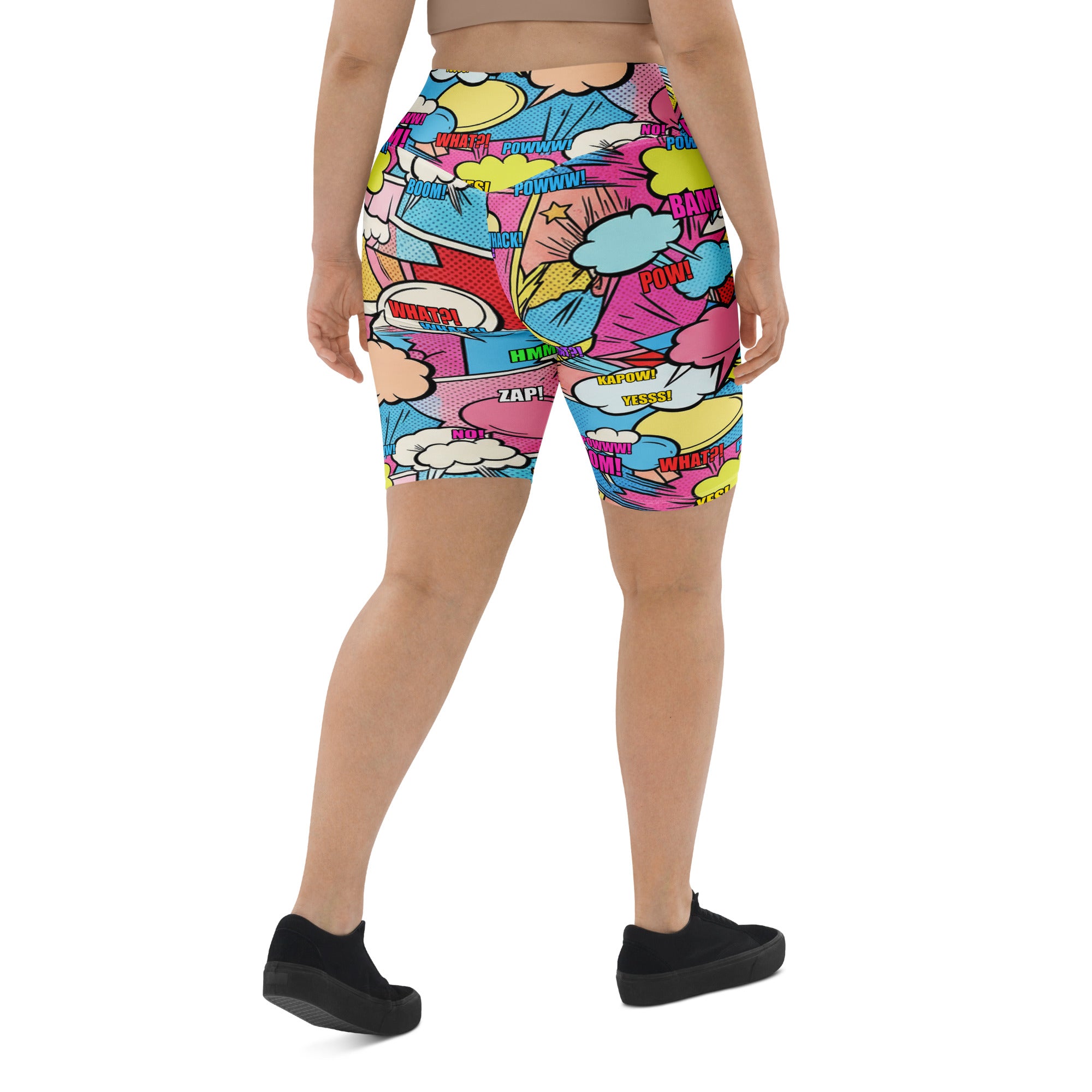 Comic Strip Kawaii Cute Bike Shorts | GearBunch