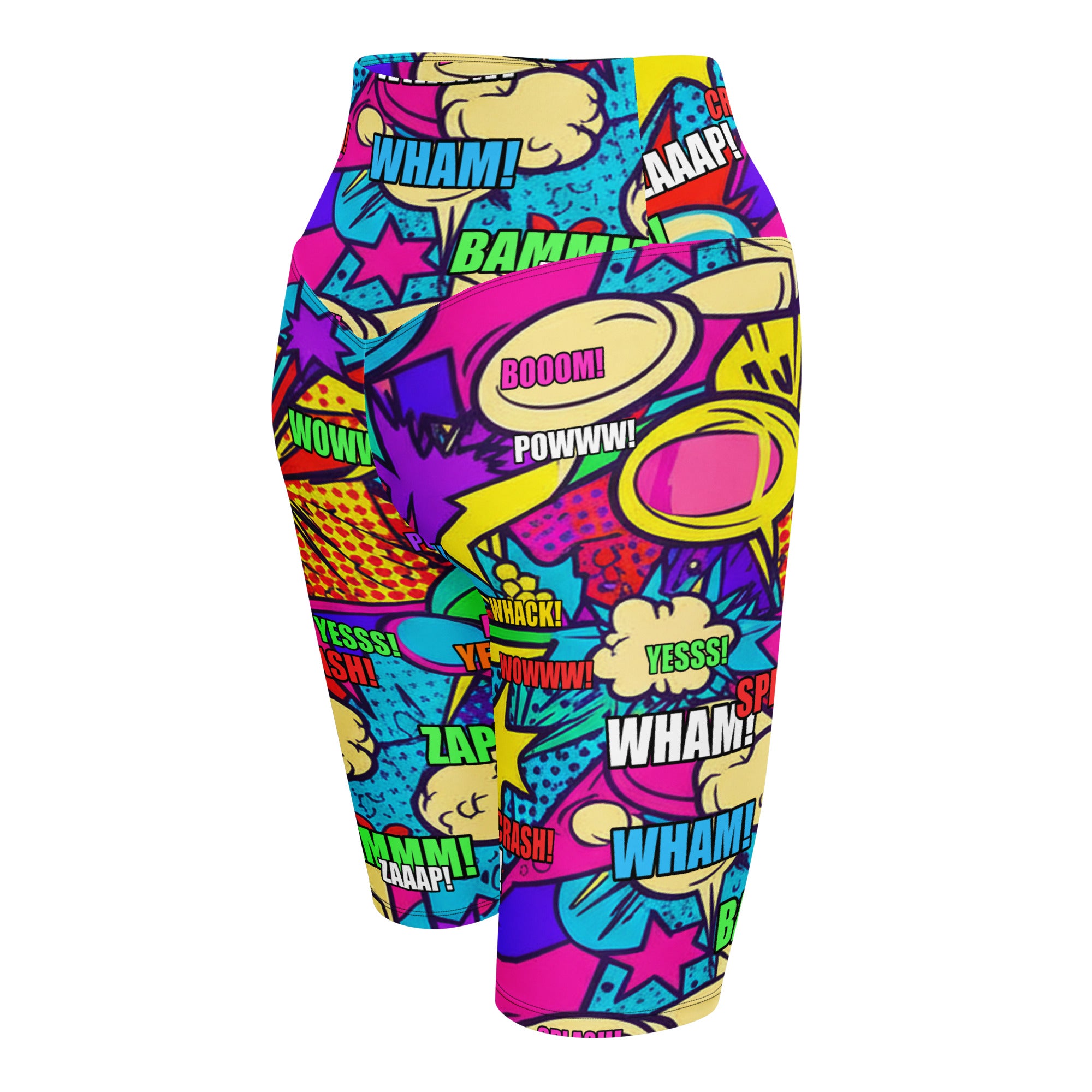 Comic Strip Pirate Adventure Bike Shorts | GearBunch