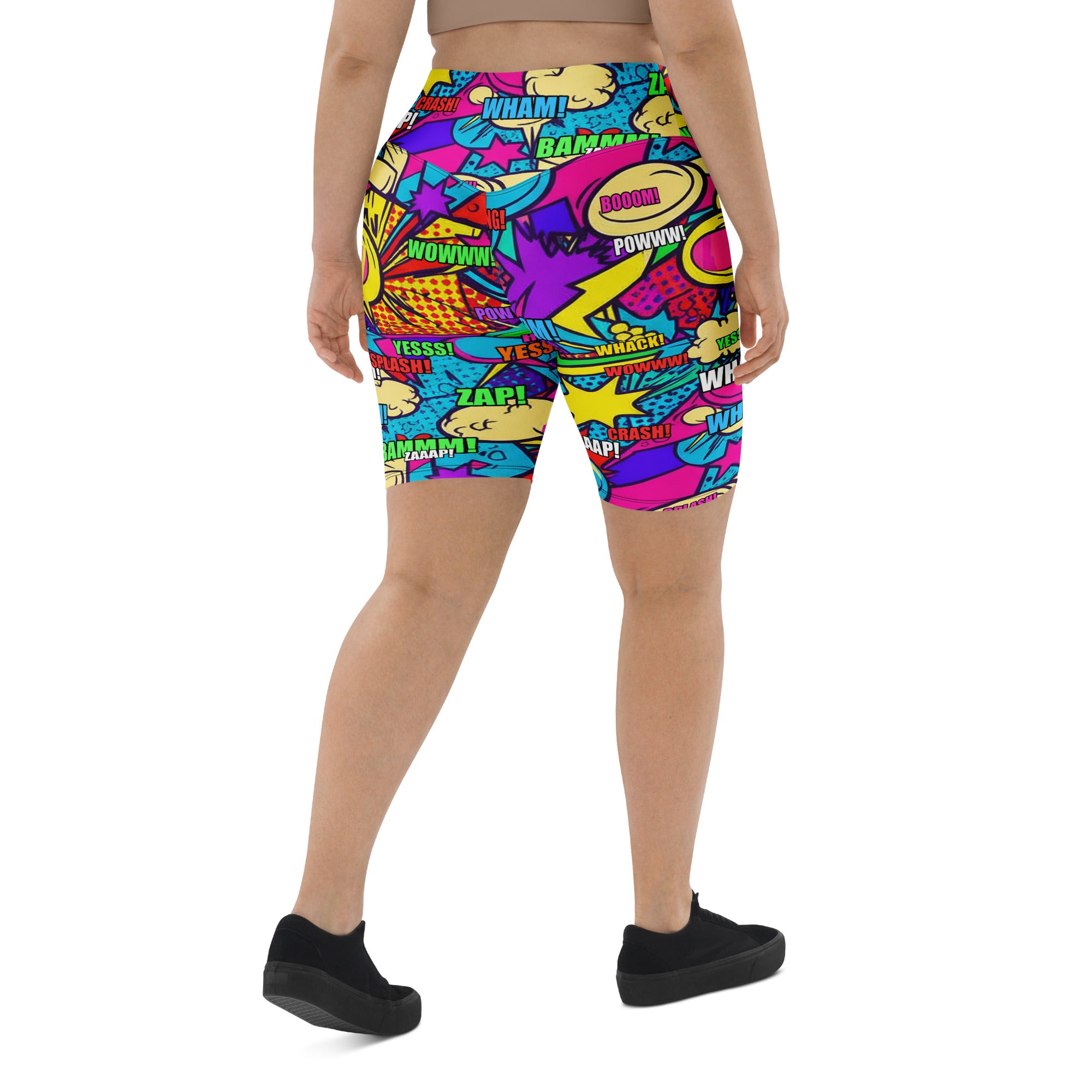 Comic Strip Pirate Adventure Bike Shorts | GearBunch