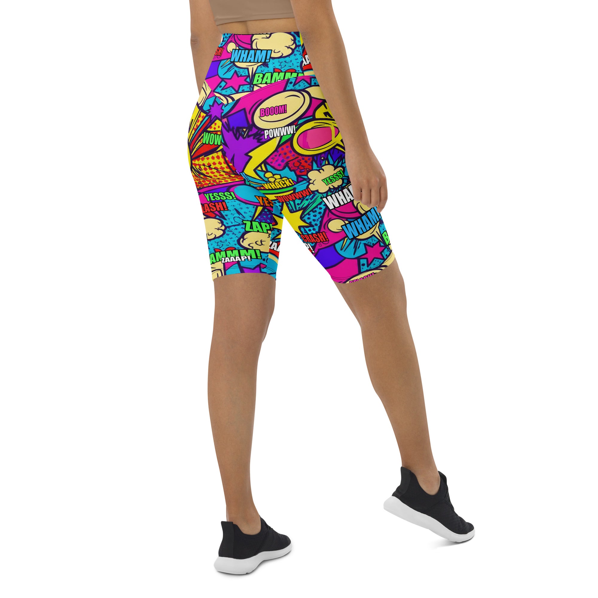 Comic Strip Pirate Adventure Bike Shorts | GearBunch