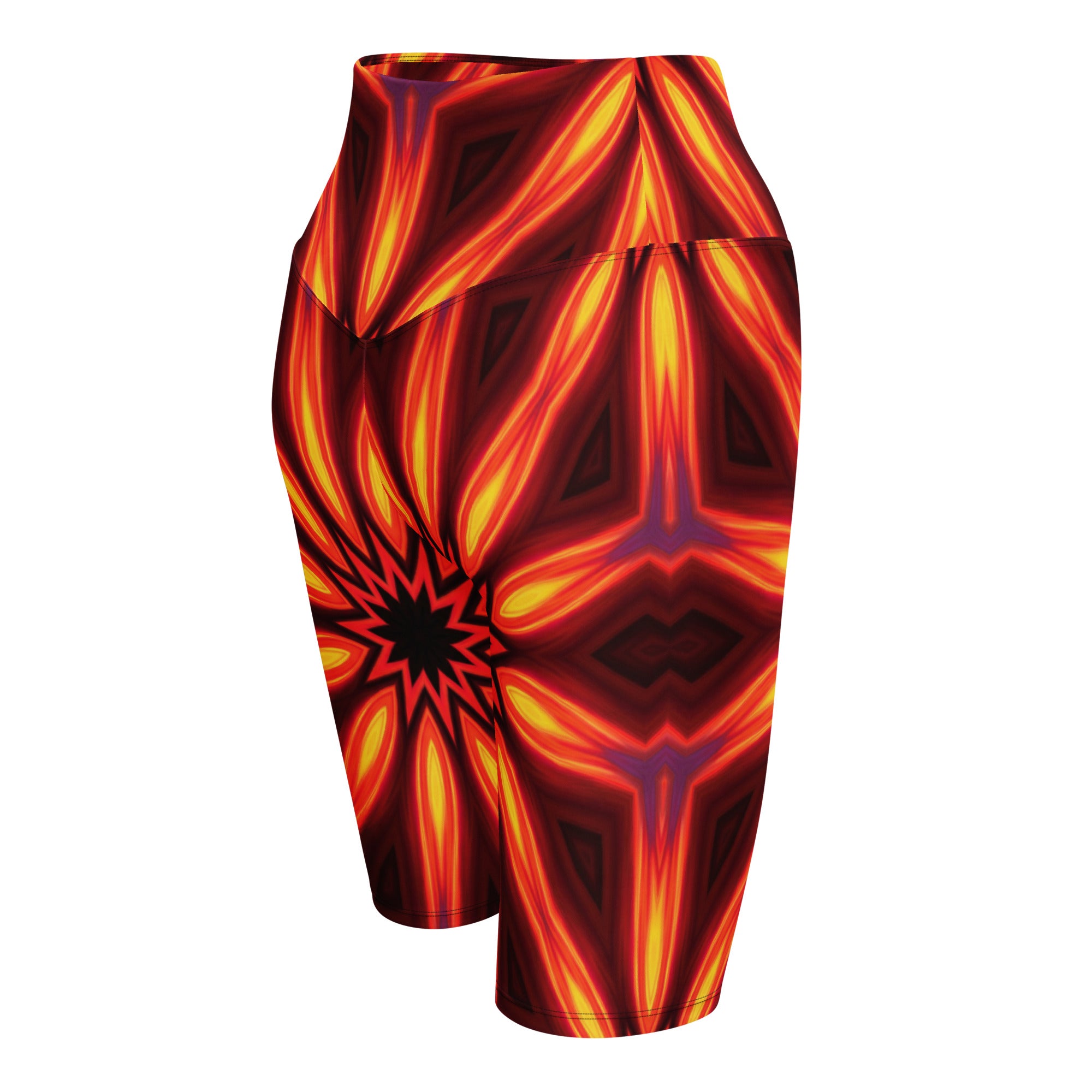 Psychedelic Infrared Bike Shorts | GearBunch