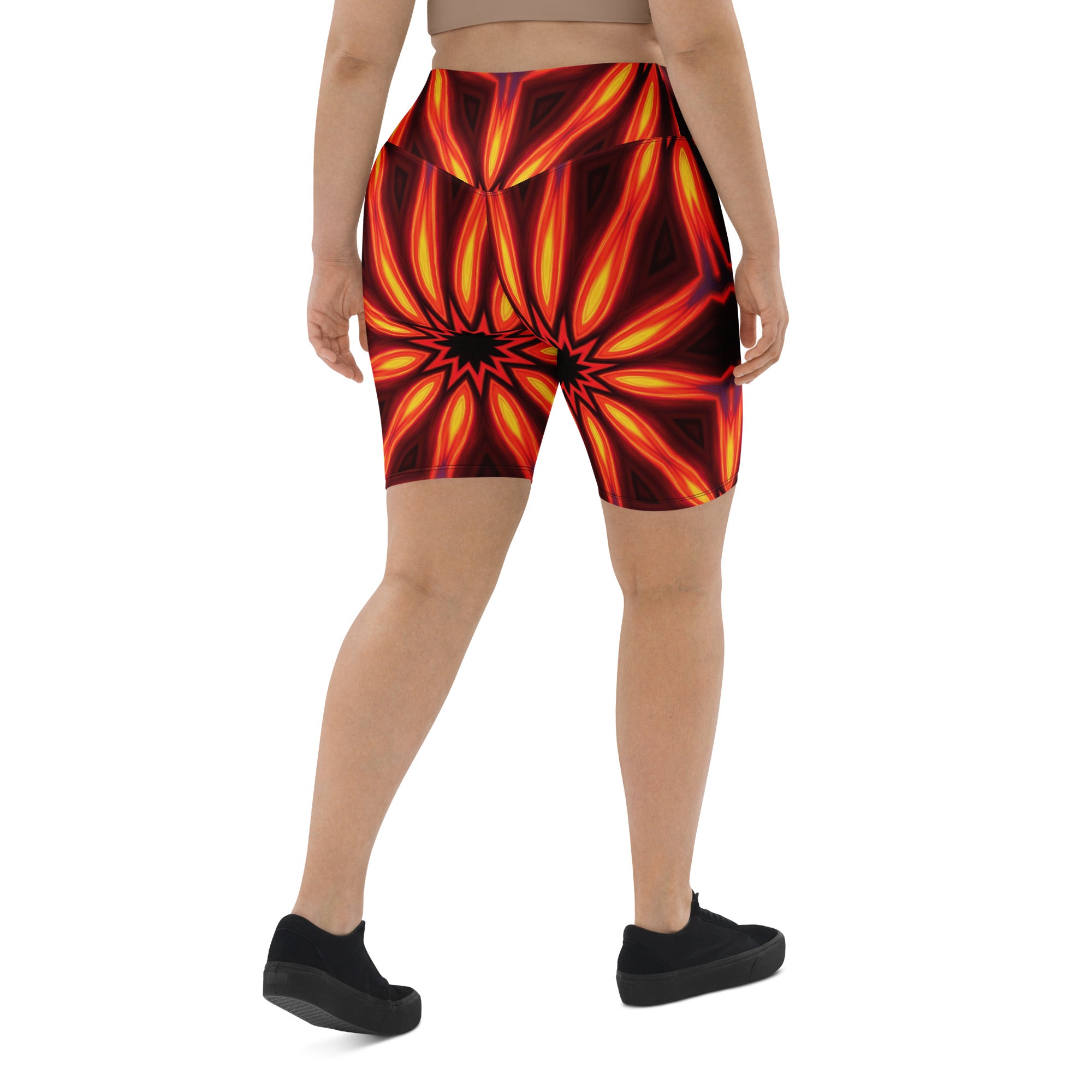 Psychedelic Infrared Bike Shorts | GearBunch
