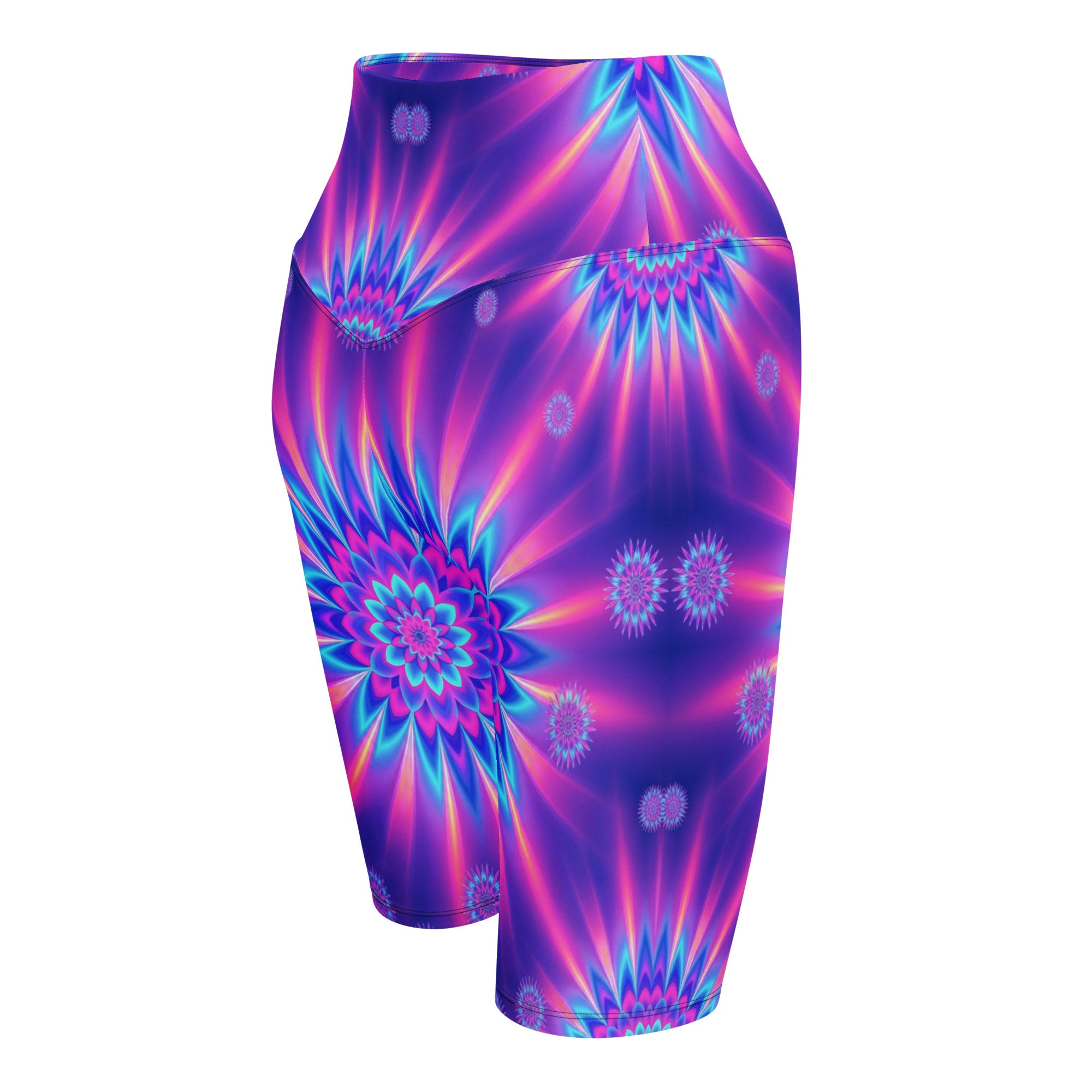 Psychedelic Vaporwave Dream Bike Shorts | GearBunch