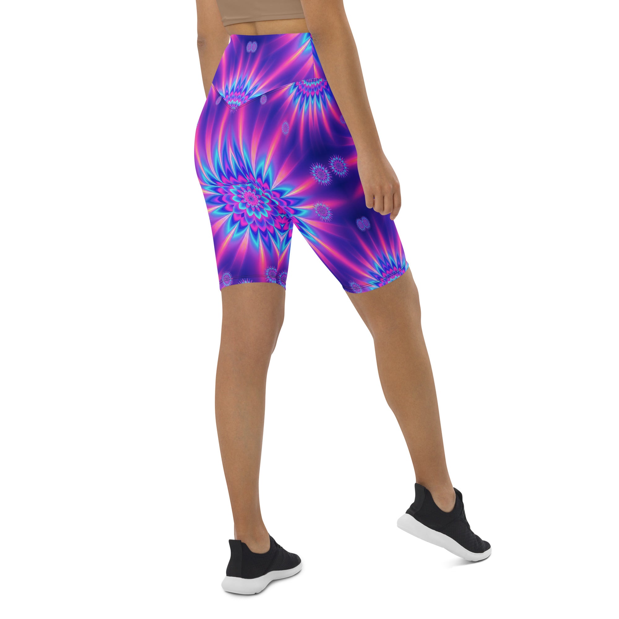Psychedelic Vaporwave Dream Bike Shorts | GearBunch