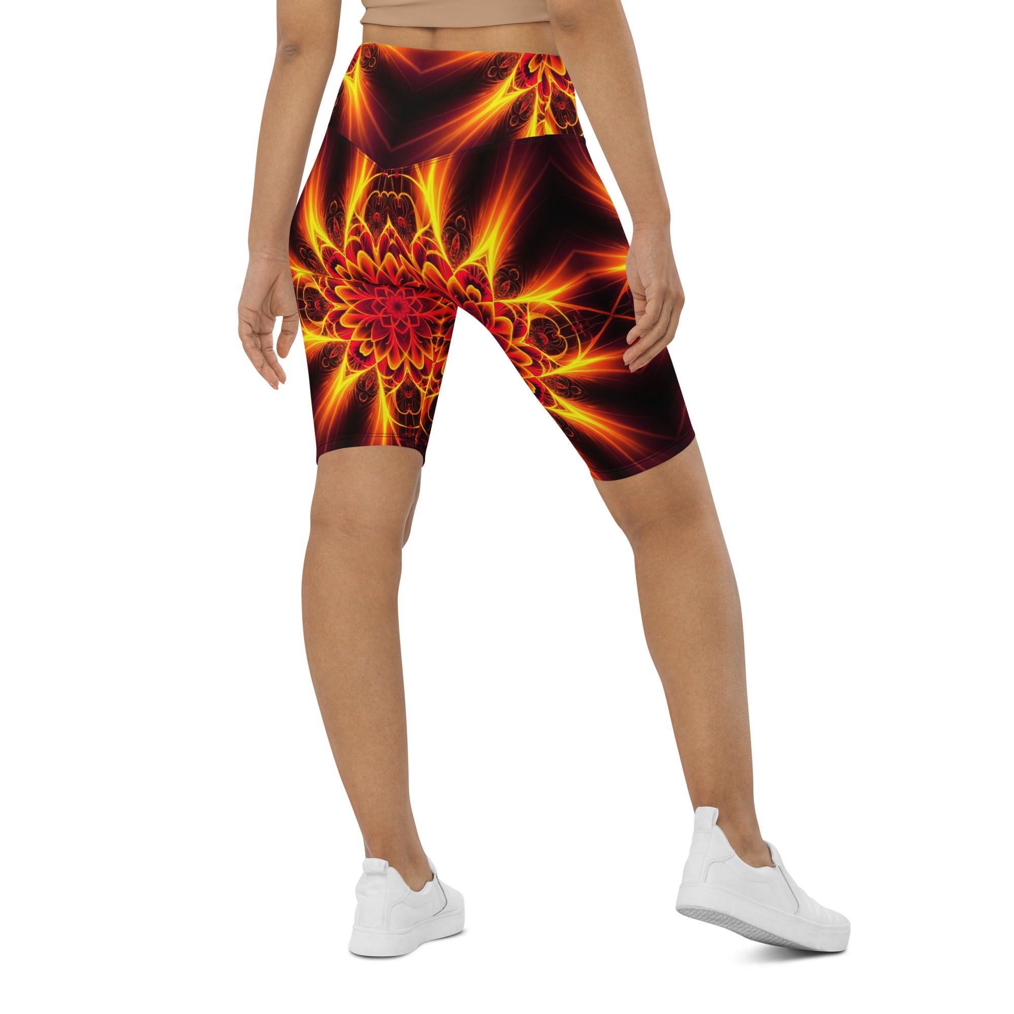 Psychedelic Magma Core Bike Shorts | GearBunch