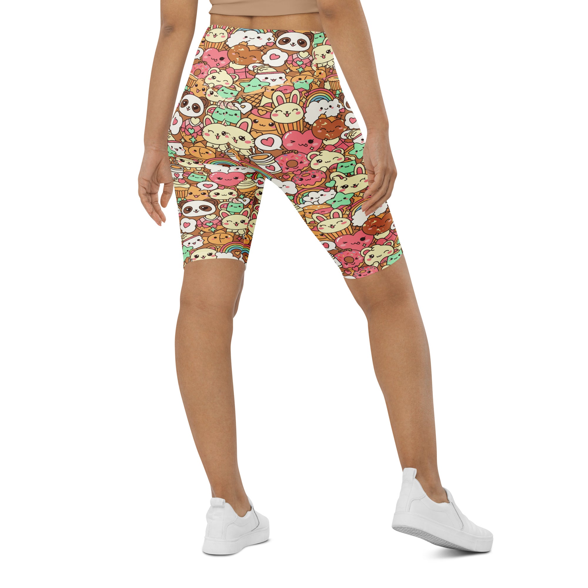 Kawaii Coffee Break Bike Shorts | GearBunch