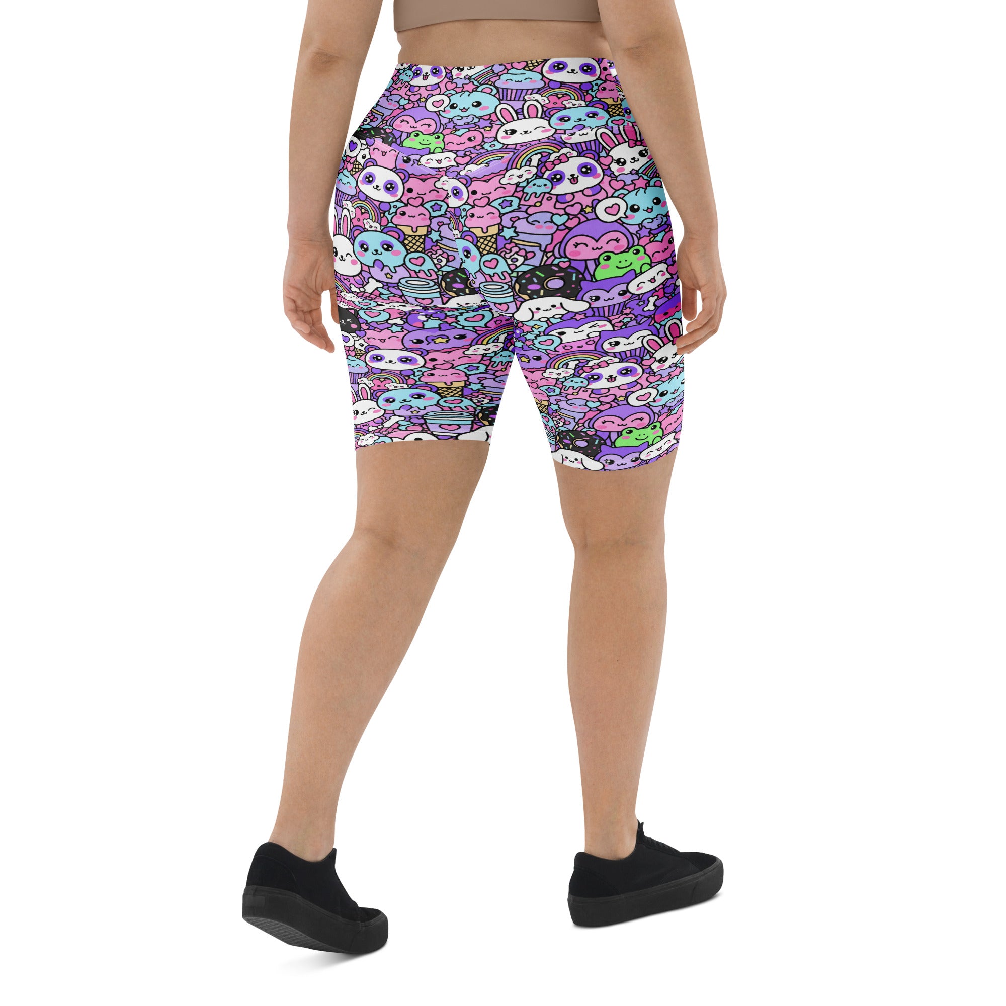Kawaii Pastel Goth Bike Shorts | GearBunch