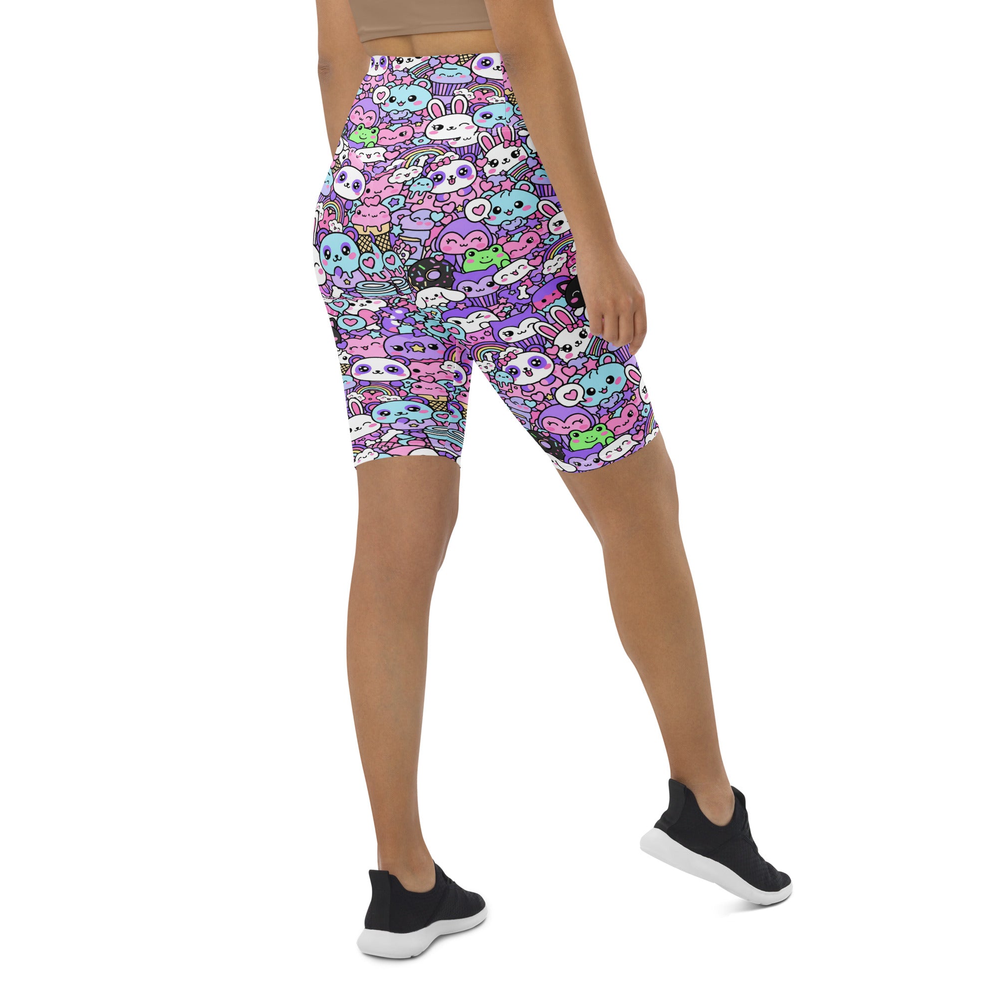 Kawaii Pastel Goth Bike Shorts | GearBunch