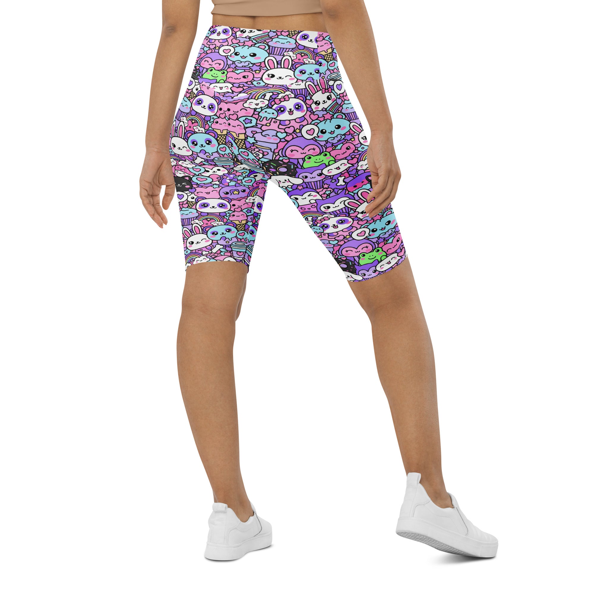 Kawaii Pastel Goth Bike Shorts | GearBunch