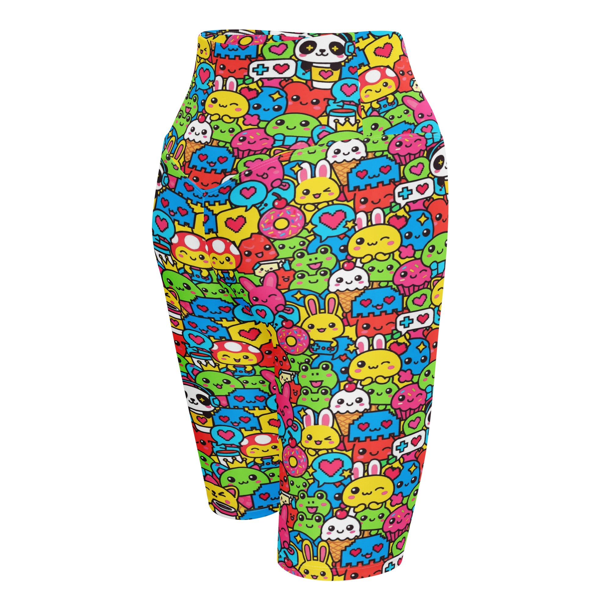 Kawaii Arcade Game Bike Shorts | GearBunch