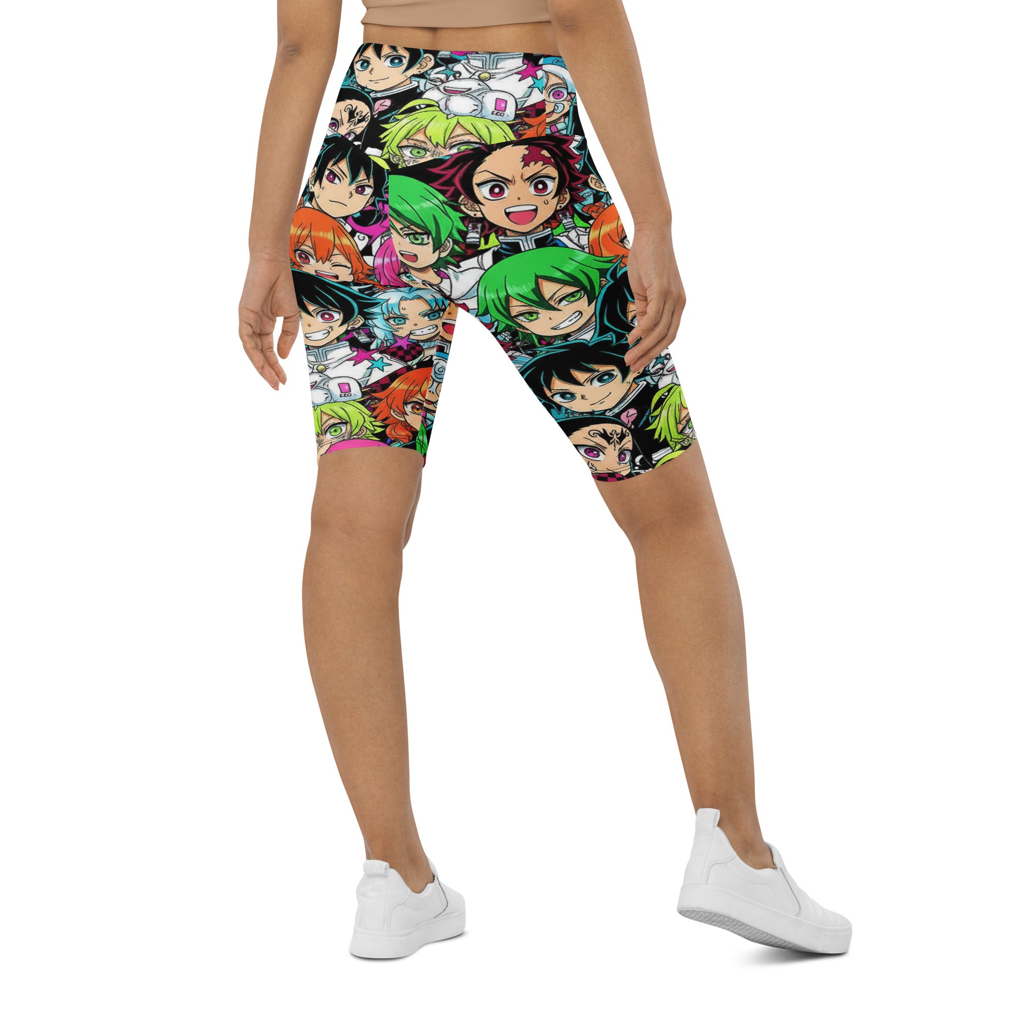 Demon Slayer Style Bike Shorts | GearBunch