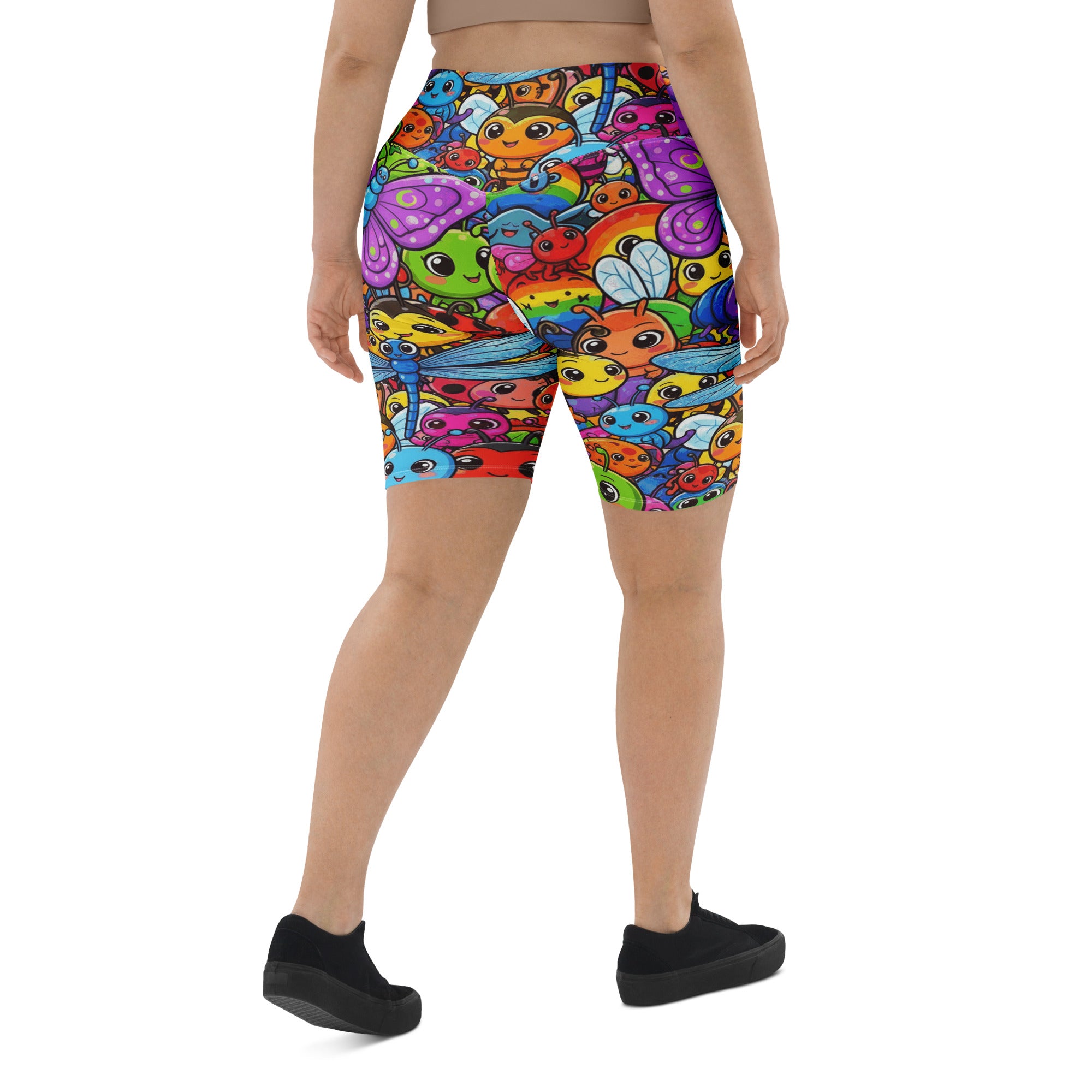 Vibrant Bug Life Bike Shorts | GearBunch
