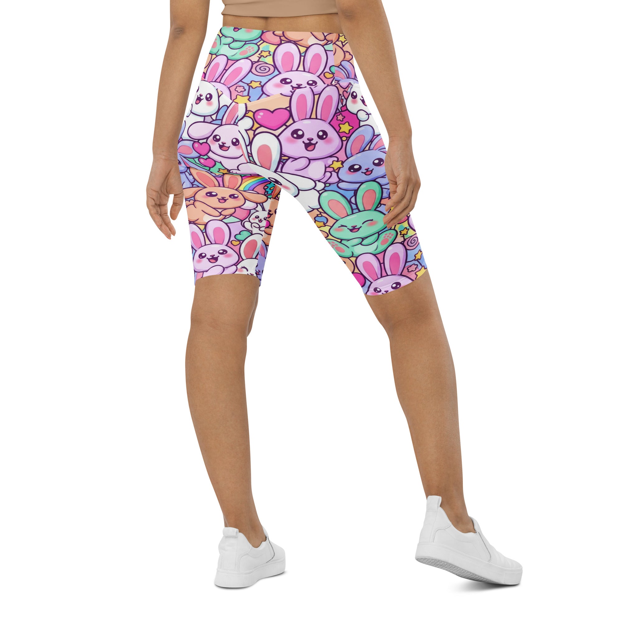 Vibrant Bunny Hop Bike Shorts | GearBunch