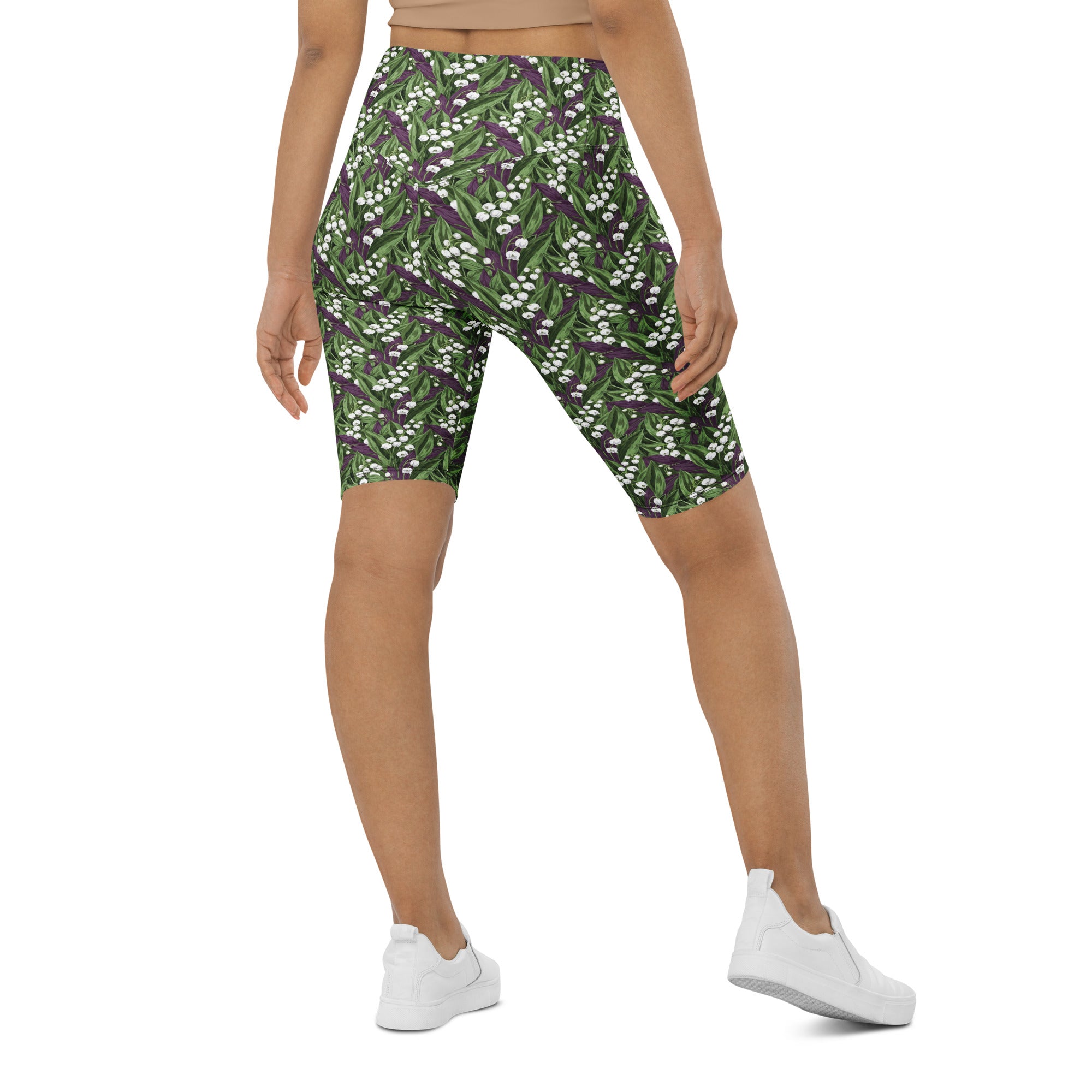 Lily of the Valley Bike Shorts | GearBunch