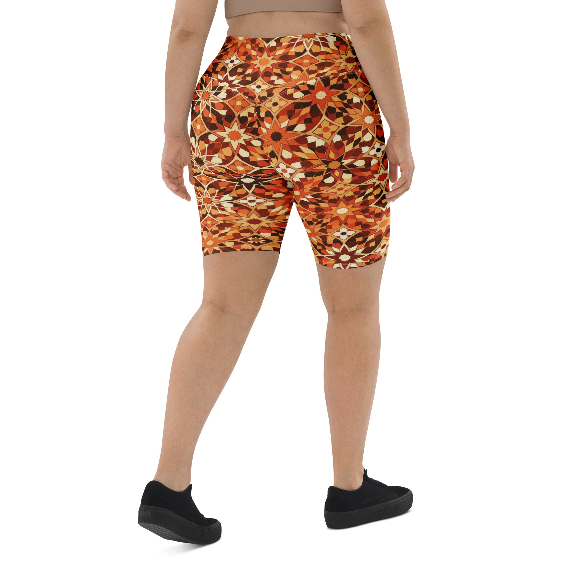 Zellige Desert Sand Bike Shorts | GearBunch