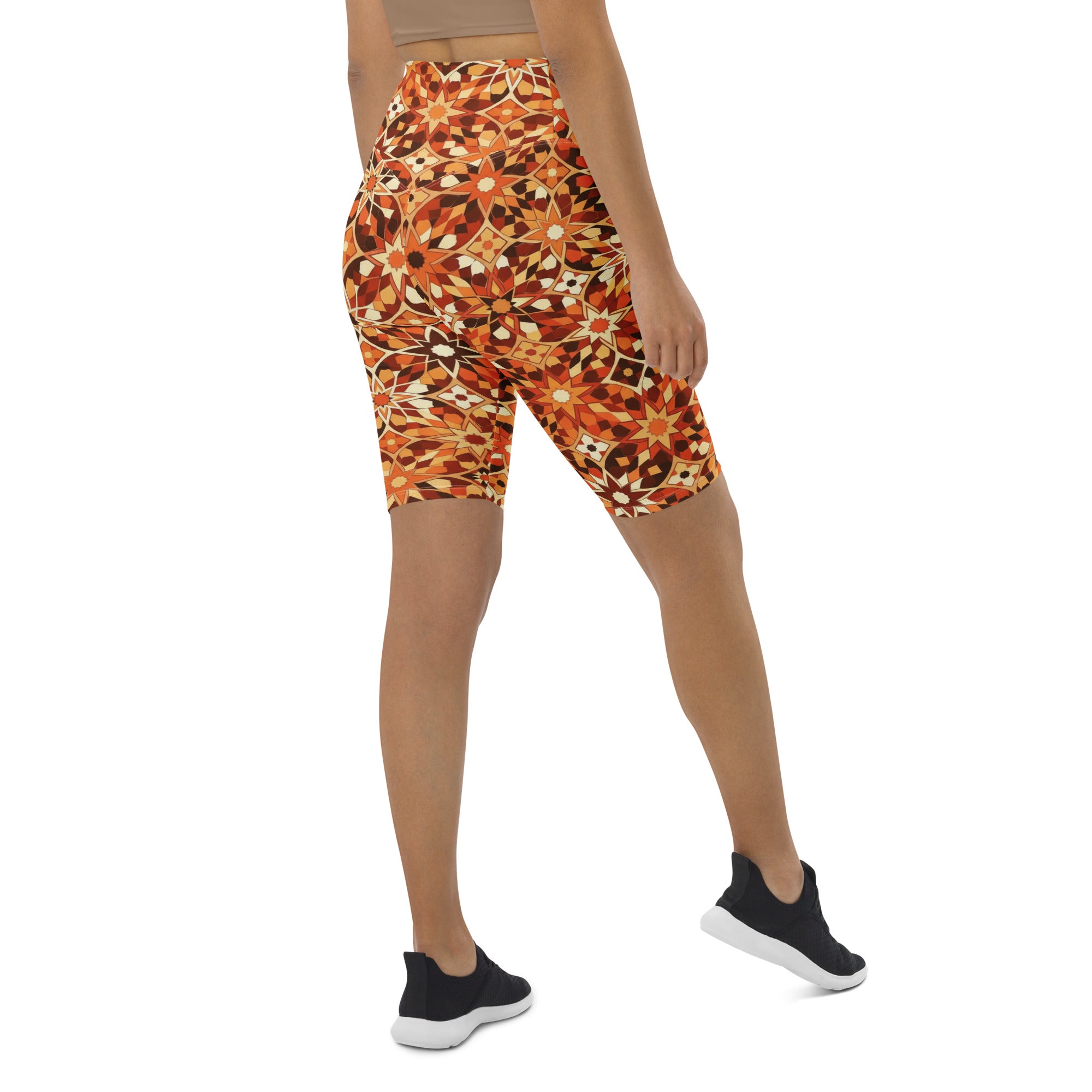 Zellige Desert Sand Bike Shorts | GearBunch