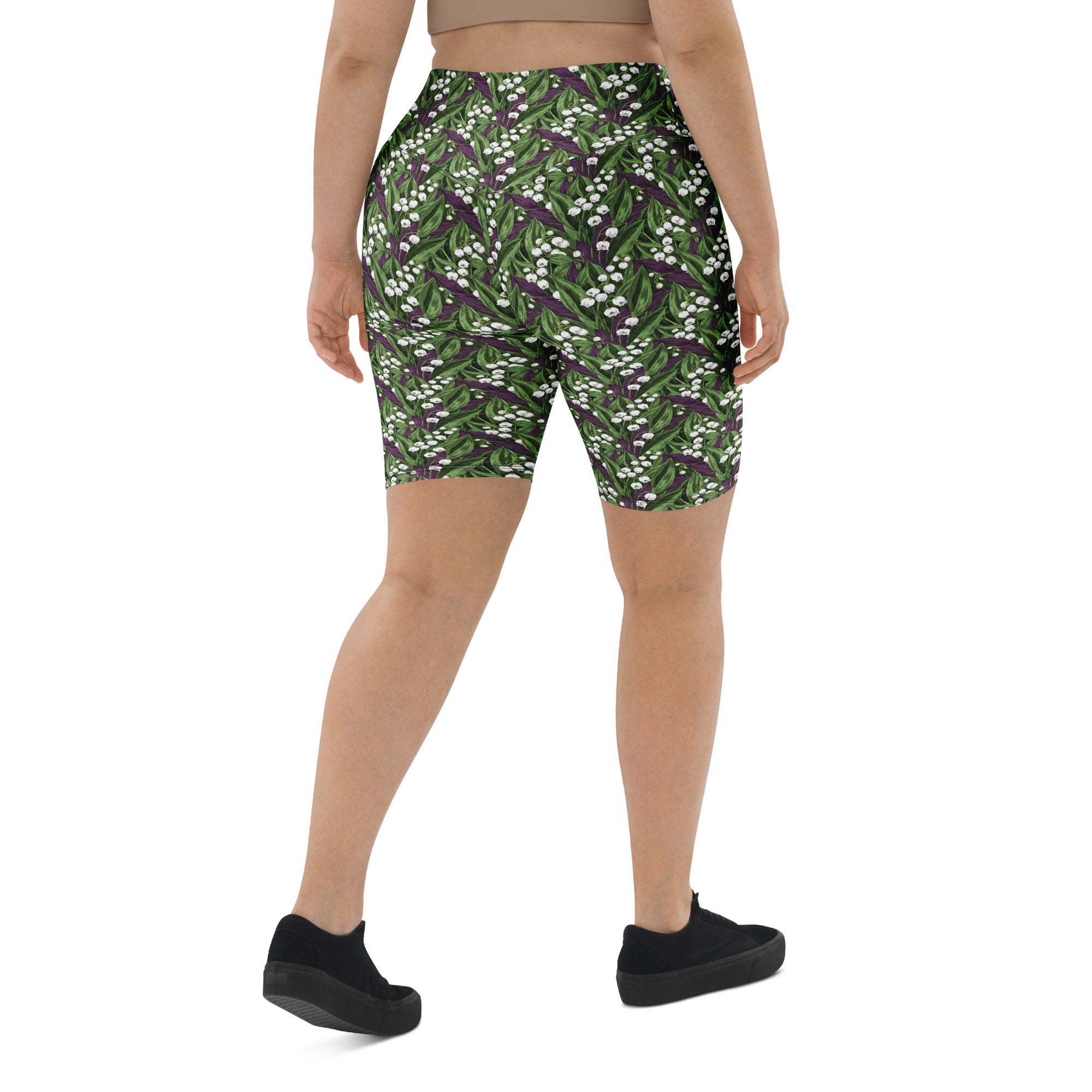 Lily of the Valley Bike Shorts | GearBunch