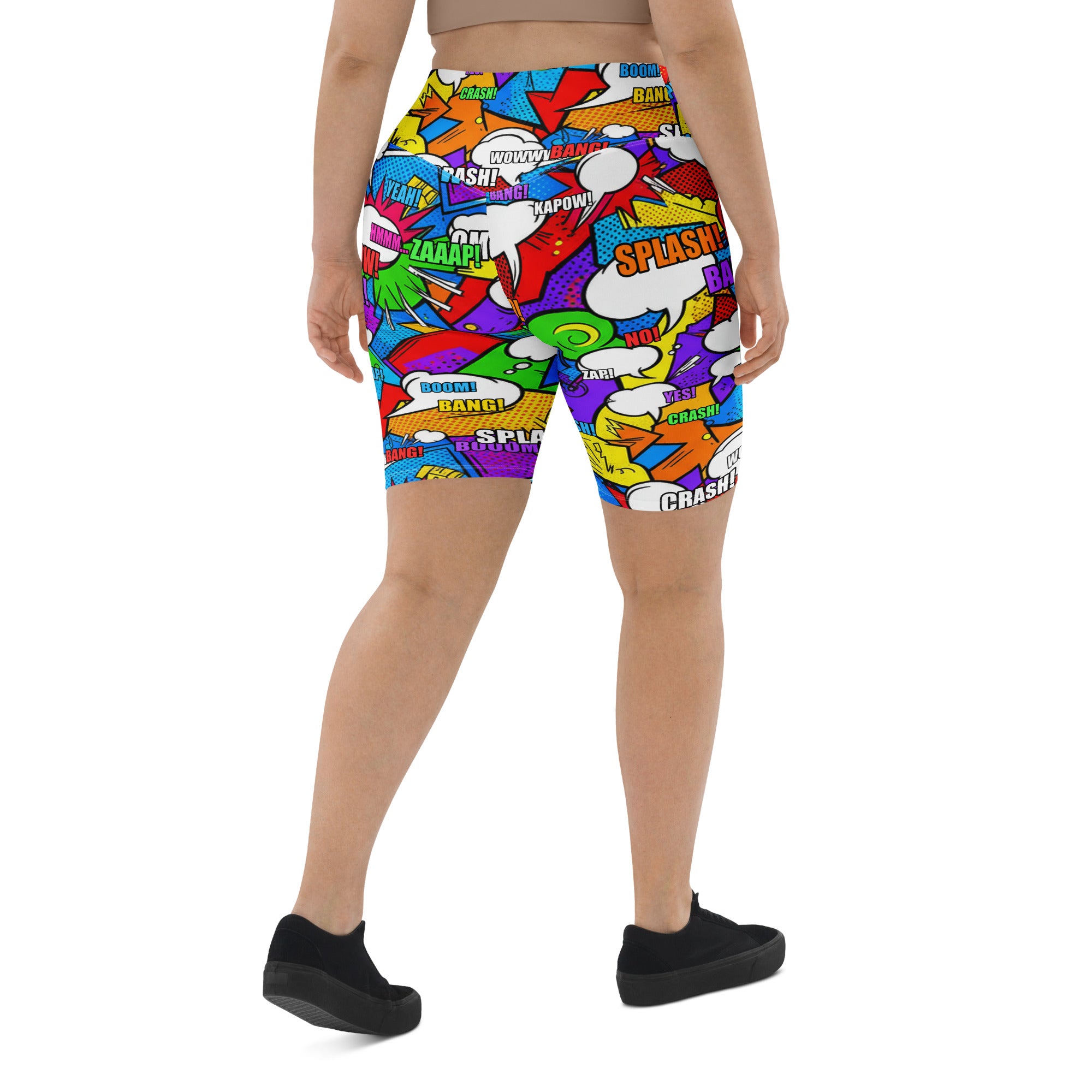 Comic Strip Classic Hero Bike Shorts | GearBunch