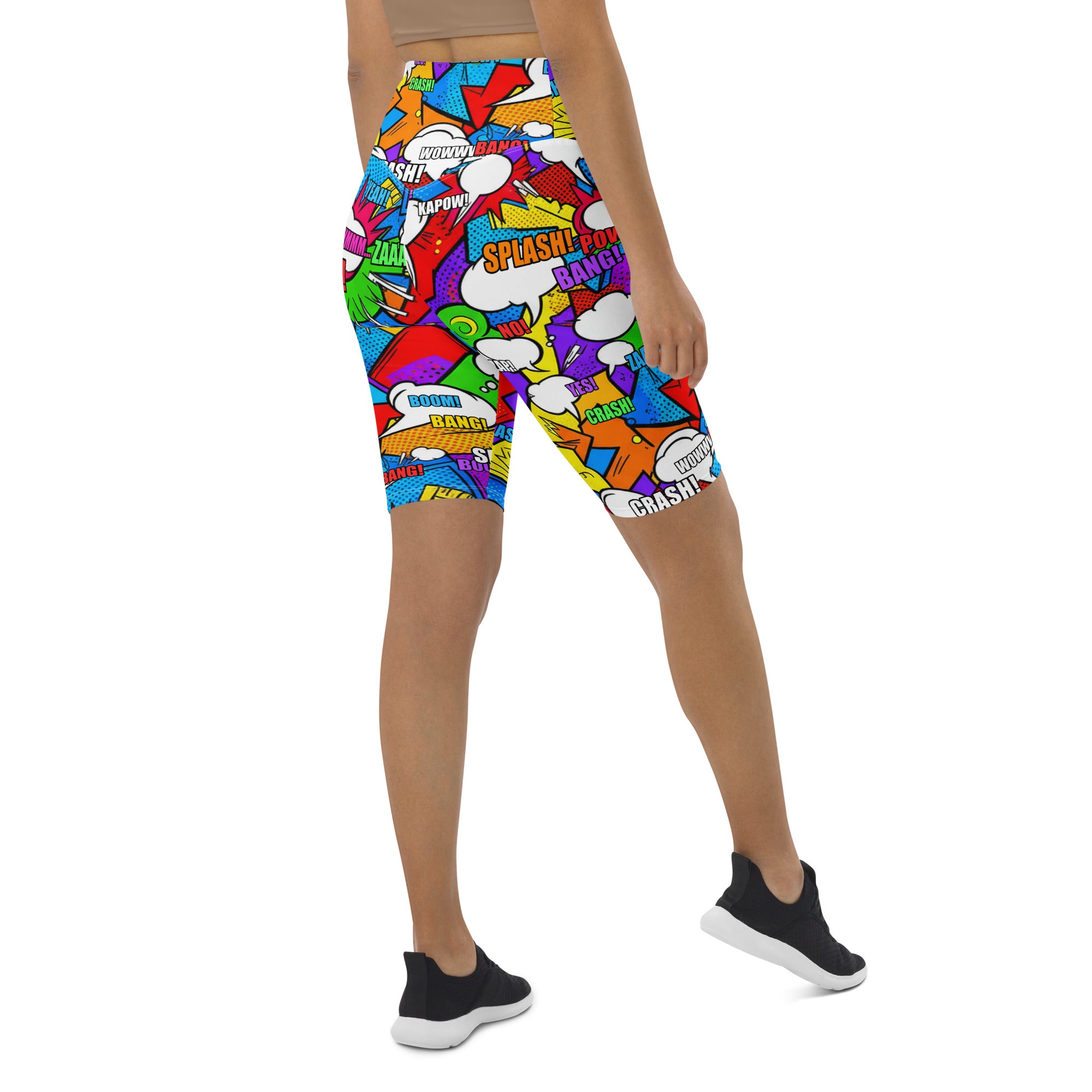 Comic Strip Classic Hero Bike Shorts | GearBunch