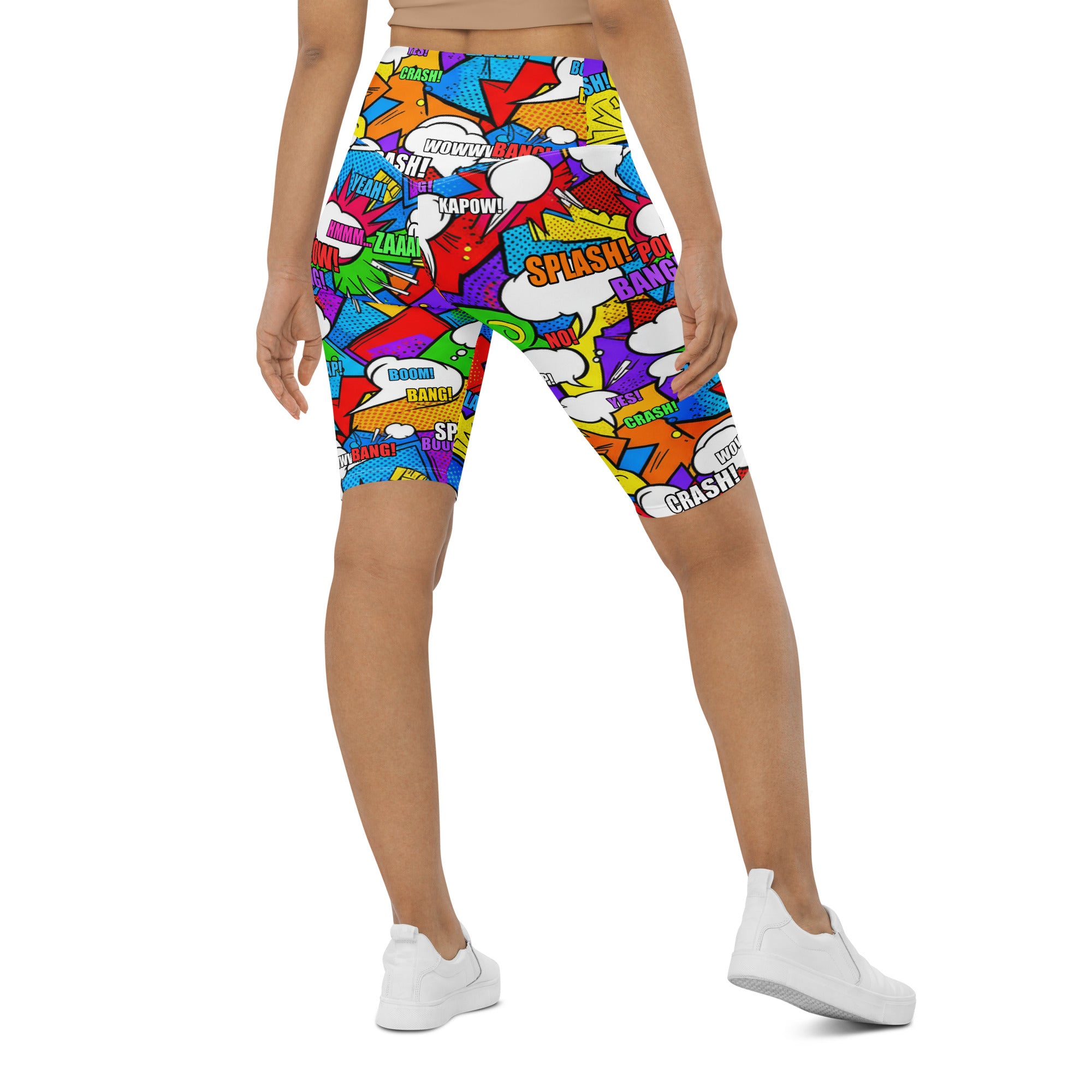 Comic Strip Classic Hero Bike Shorts | GearBunch