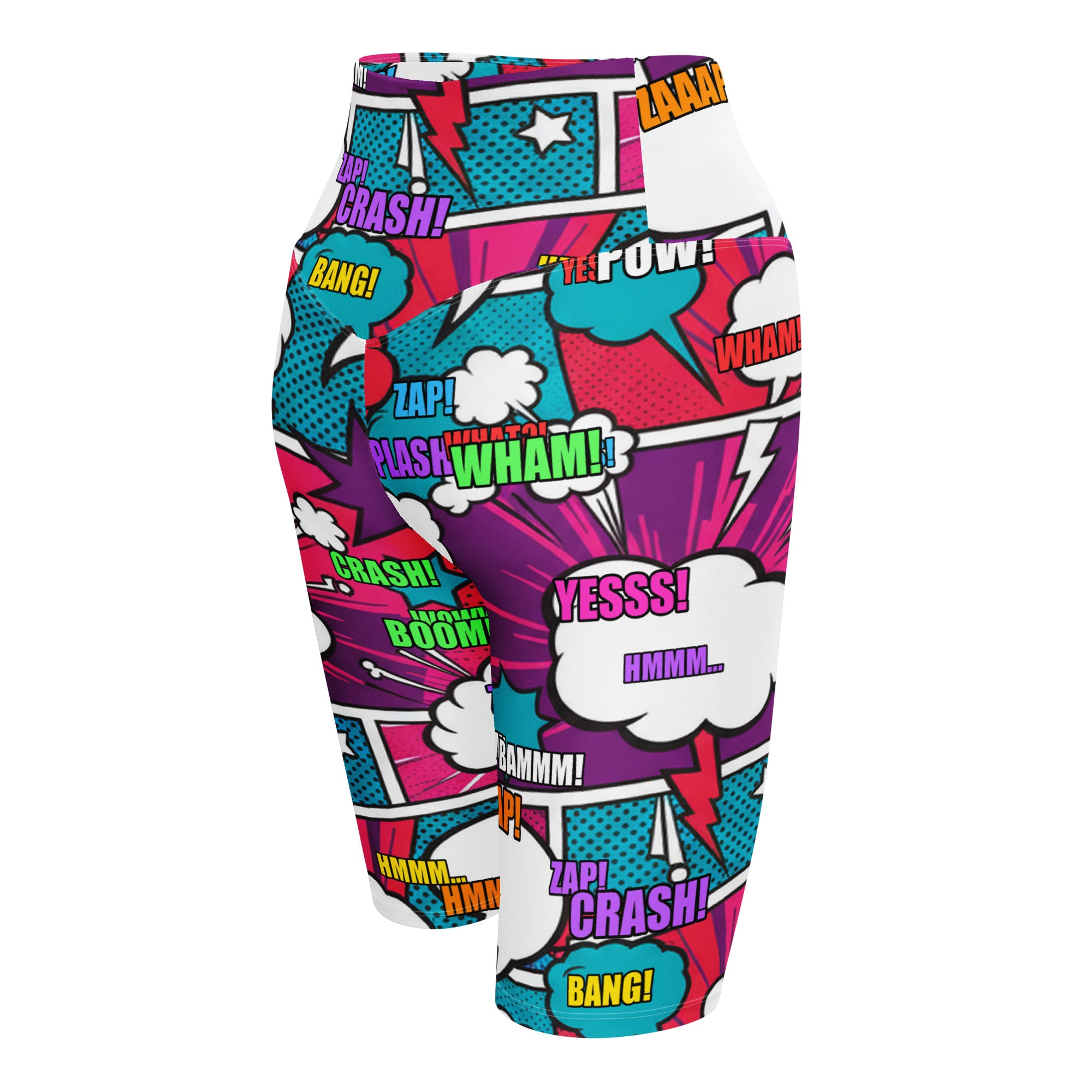 Comic Strip Roller Derby Bike Shorts | GearBunch