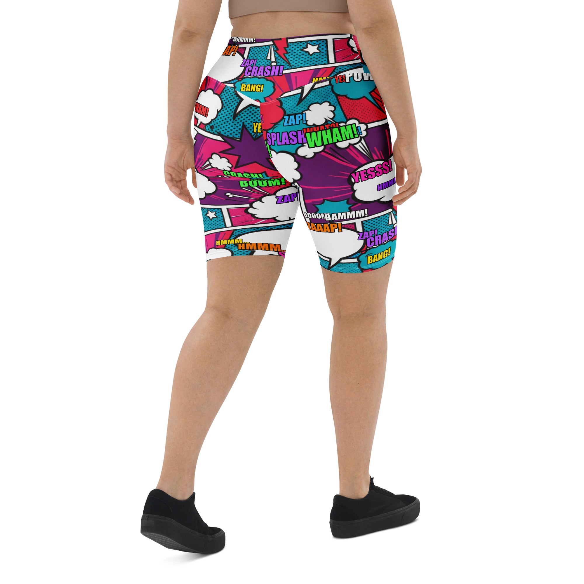 Comic Strip Roller Derby Bike Shorts | GearBunch