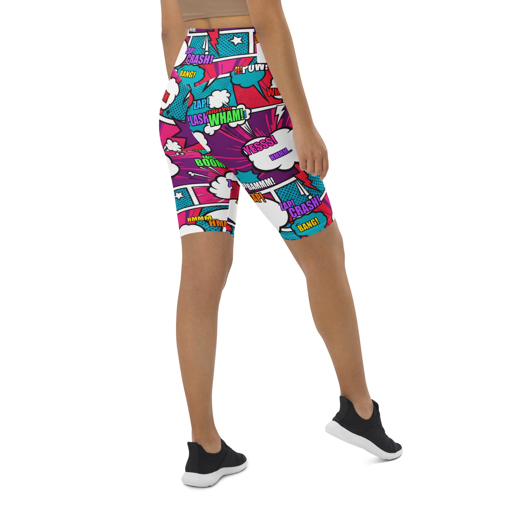 Comic Strip Roller Derby Bike Shorts | GearBunch