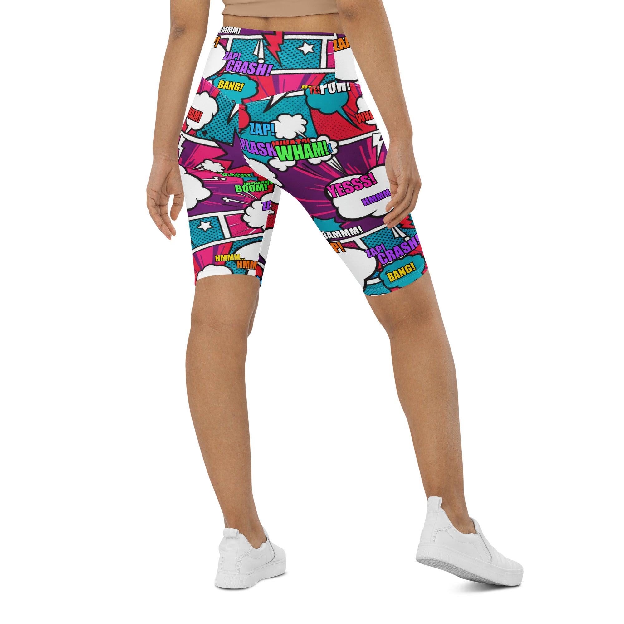 Comic Strip Roller Derby Bike Shorts | GearBunch