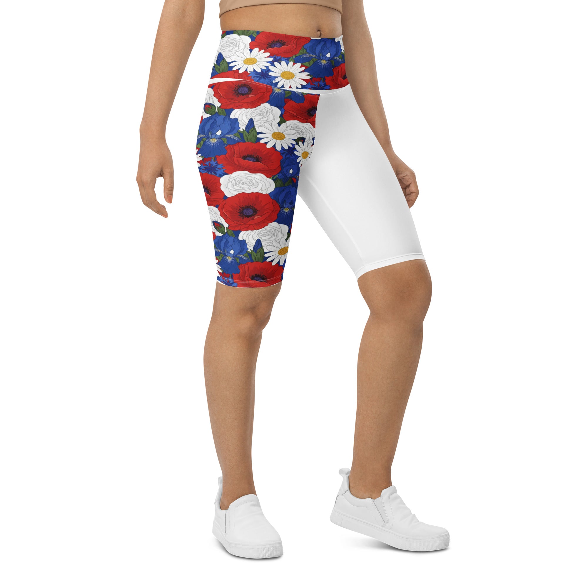 Americana Wildflower Bike Shorts | GearBunch