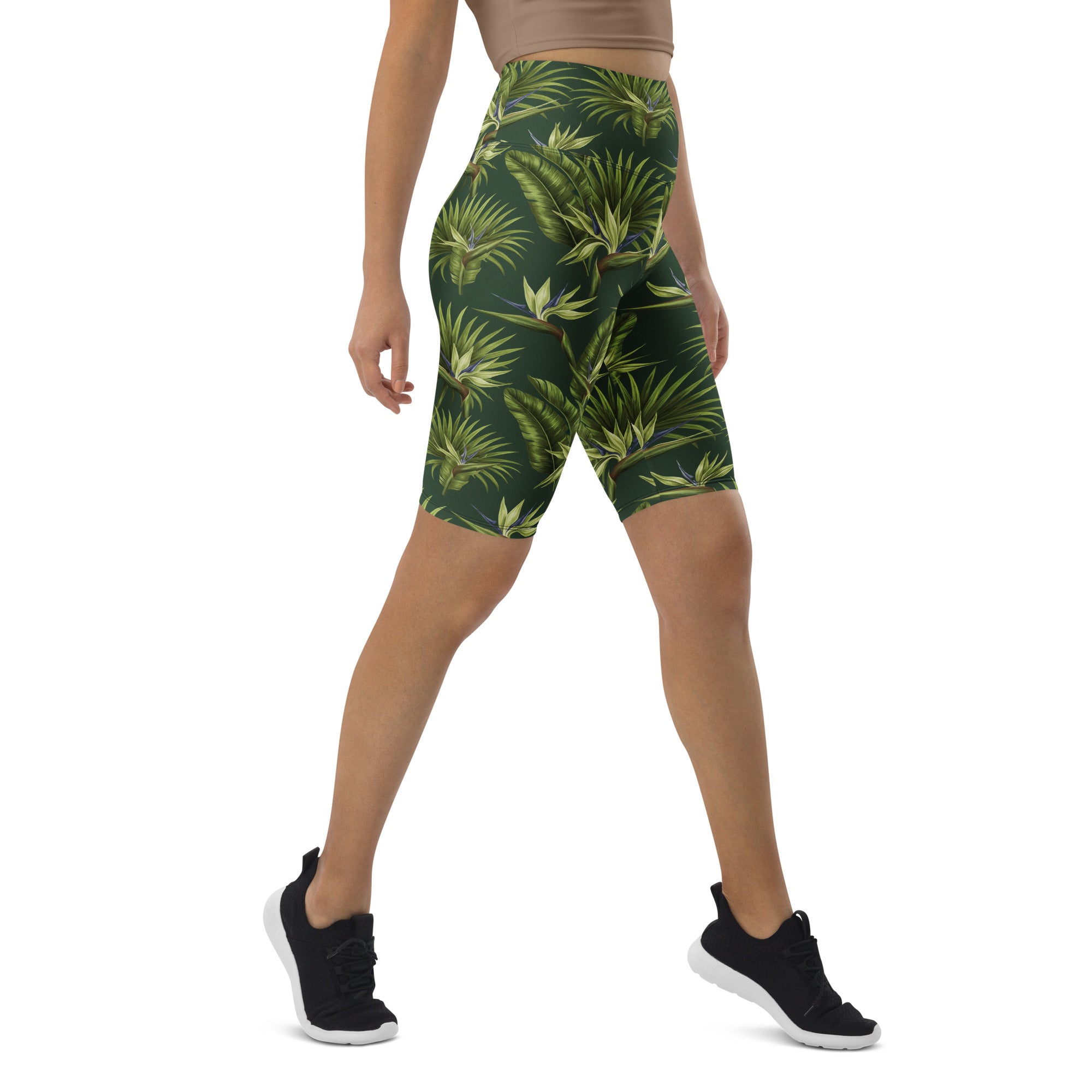 Tropical Palm Grove Bike Shorts | GearBunch