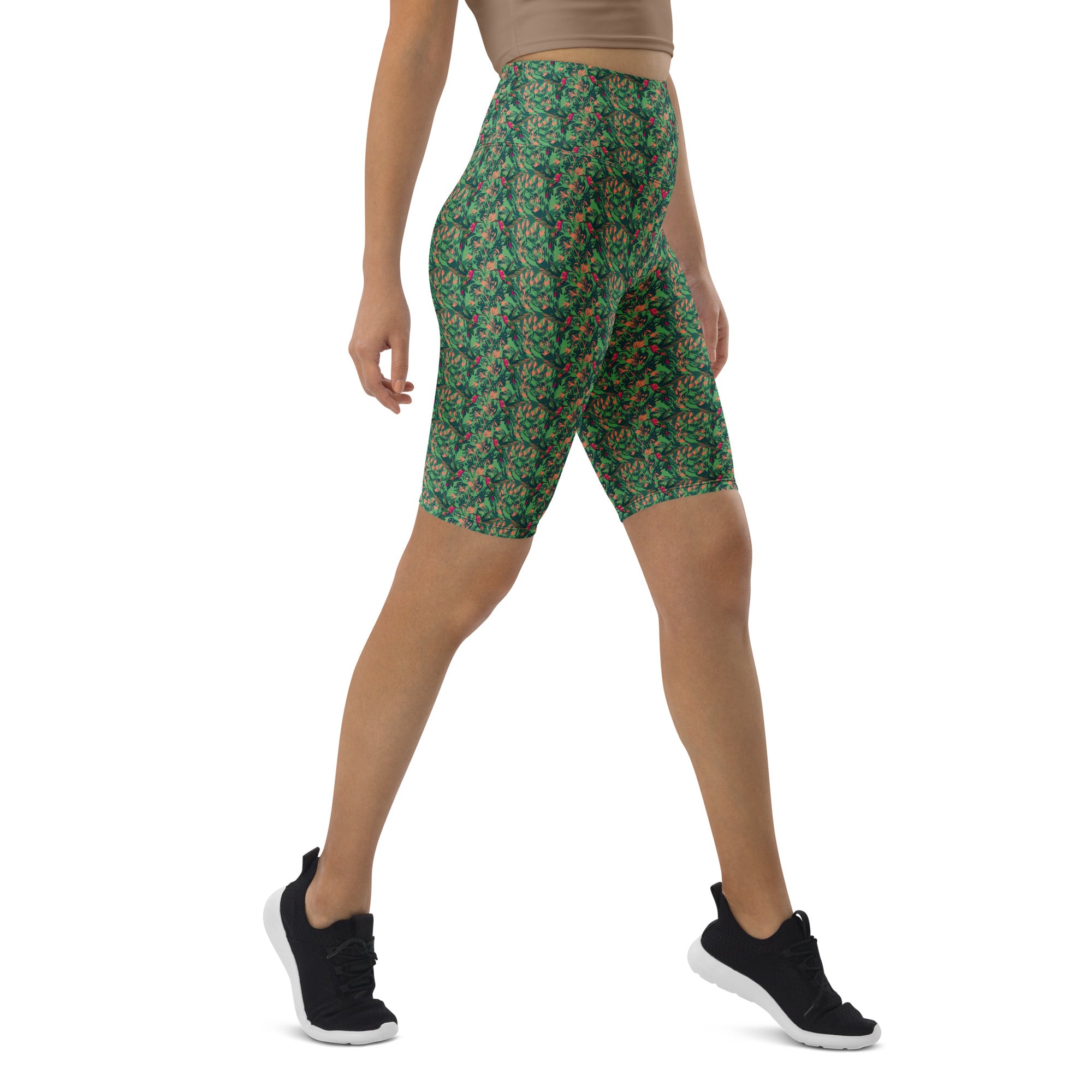 Ruby-throated Hummingbird Bike Shorts | GearBunch