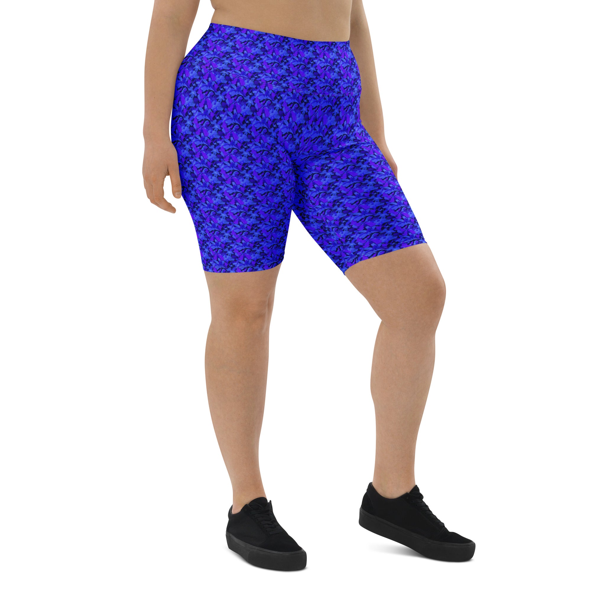Touching Distance Abstract Bike Shorts | GearBunch