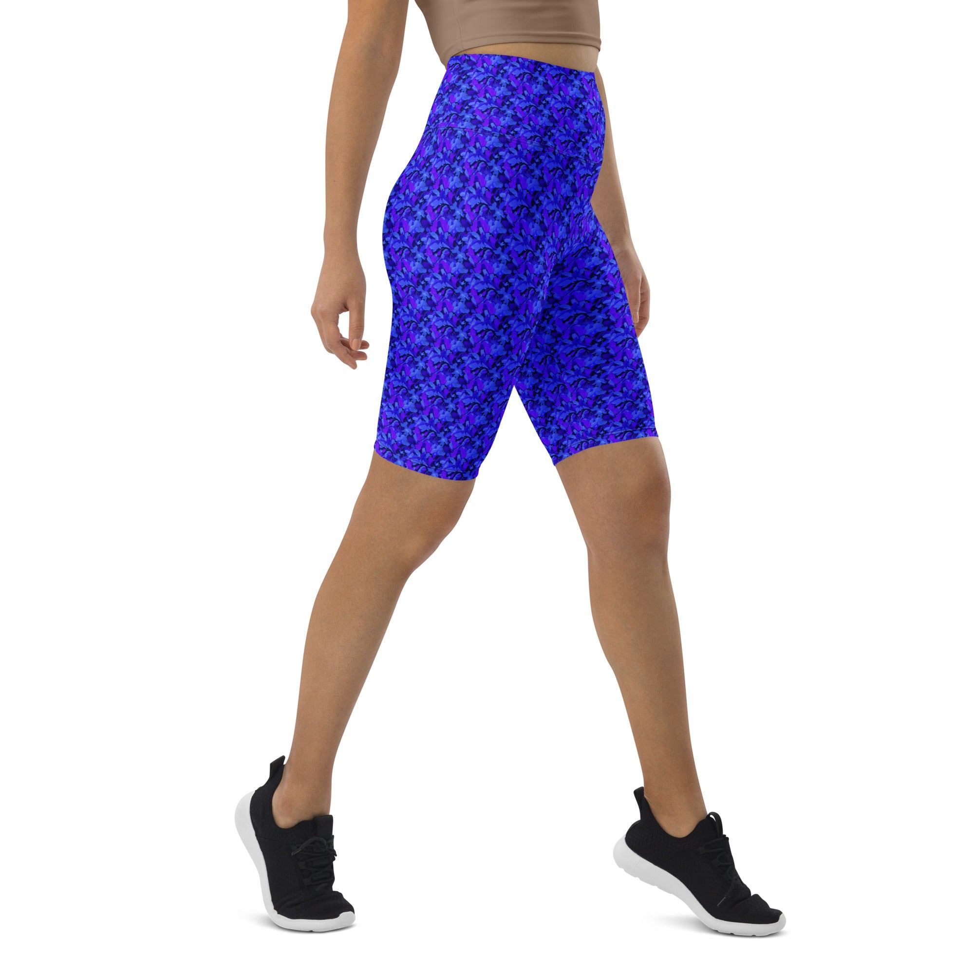 Touching Distance Abstract Bike Shorts | GearBunch