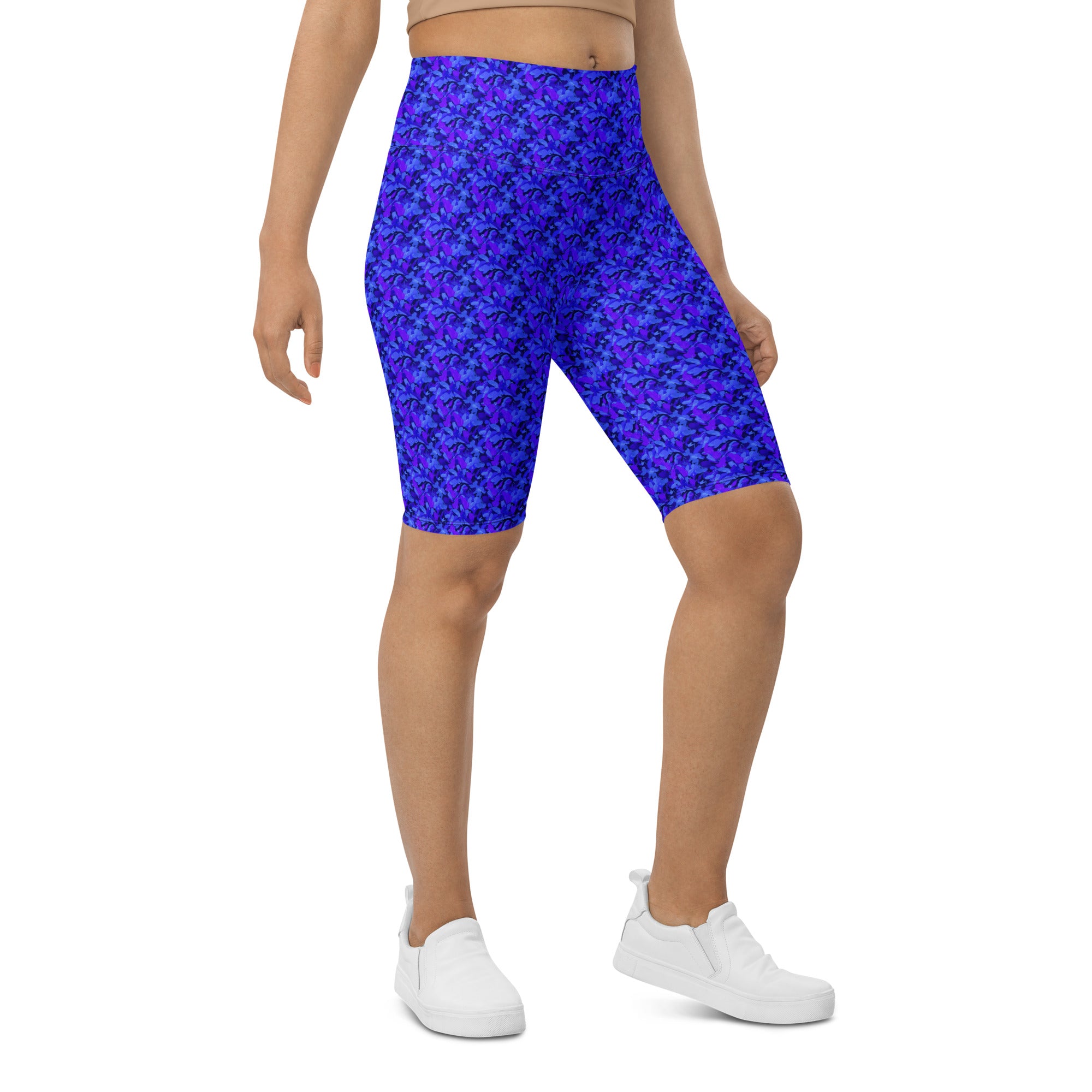 Touching Distance Abstract Bike Shorts | GearBunch