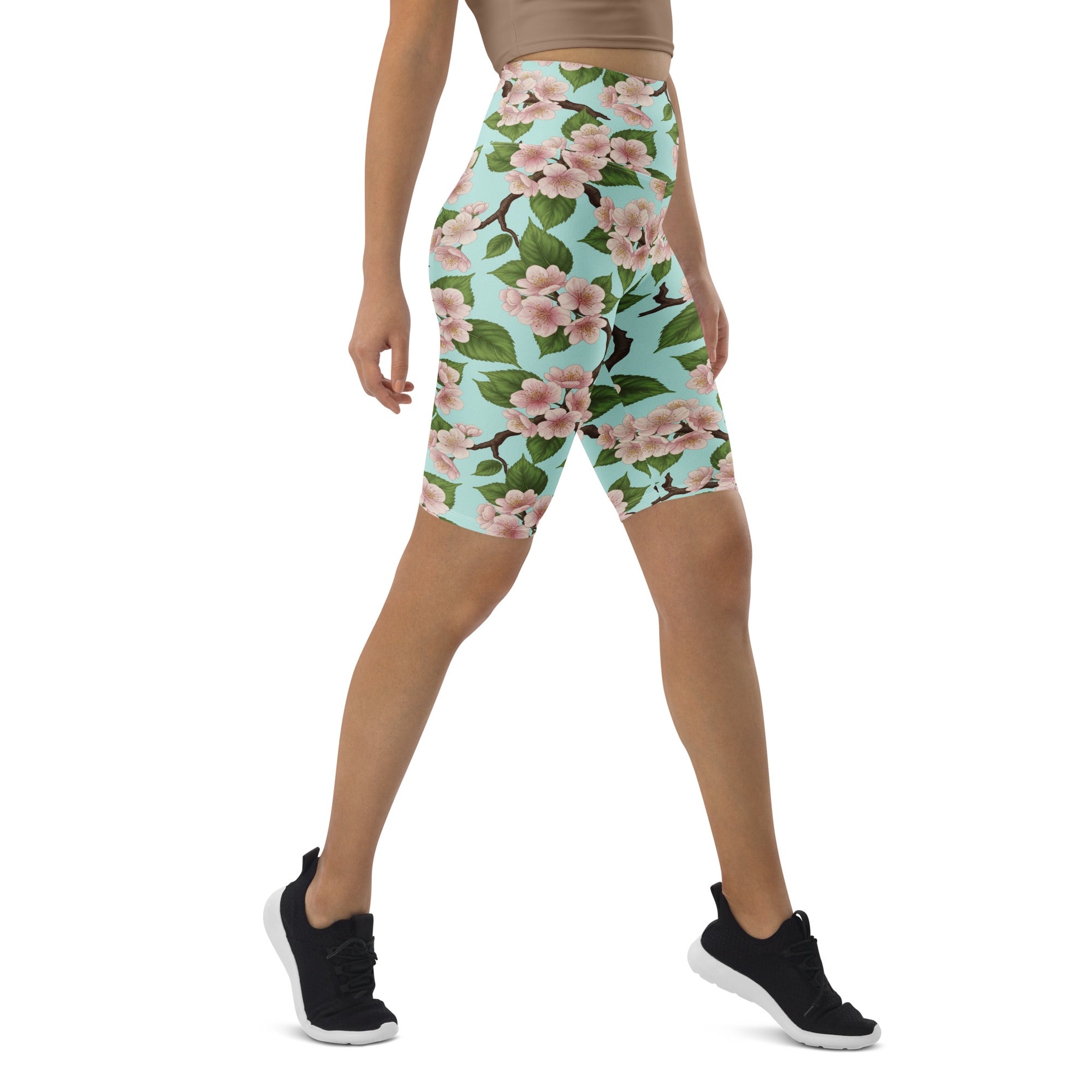 Cherry Blossom Branches Bike Shorts | GearBunch