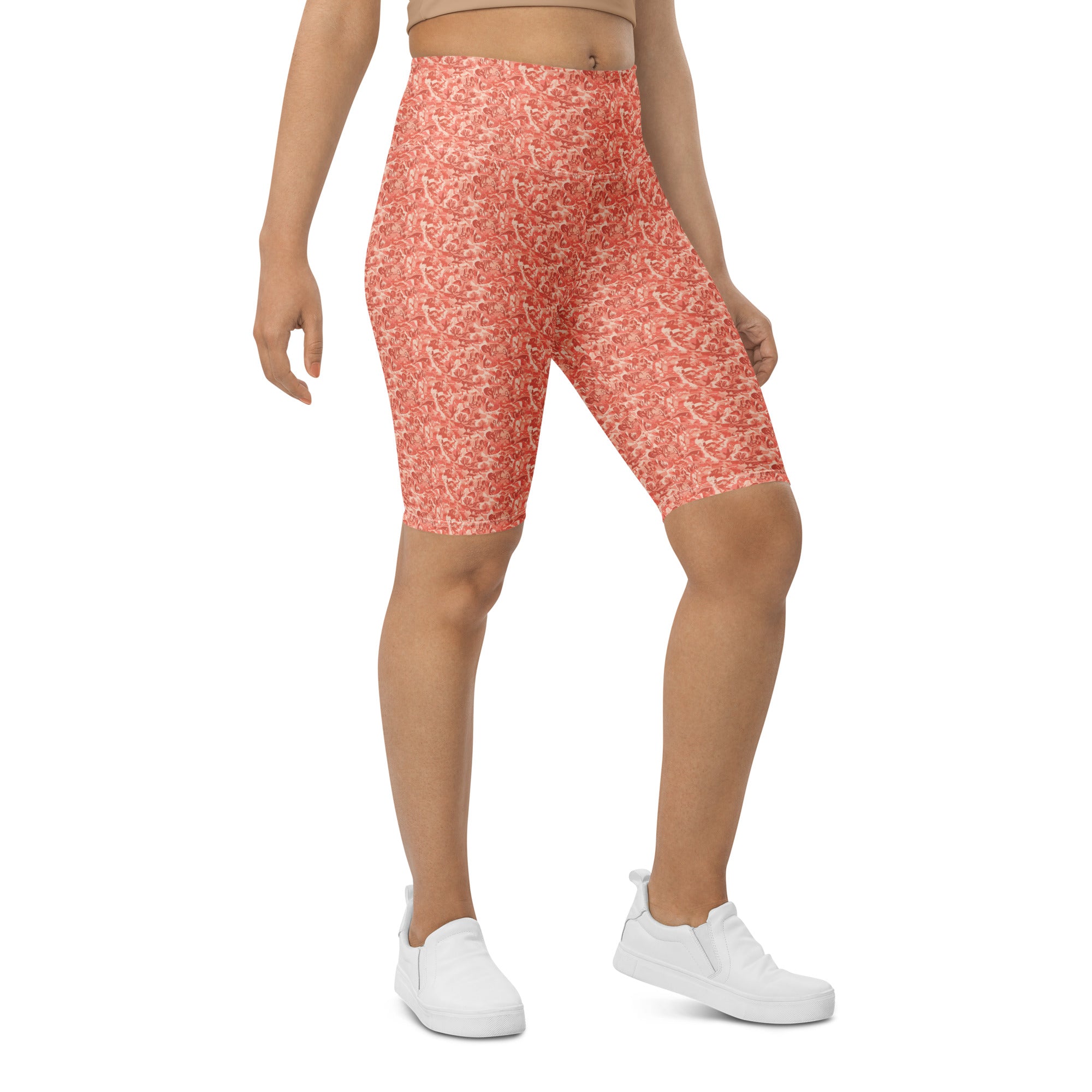 Distorted Cowboy Landscape Bike Shorts | GearBunch