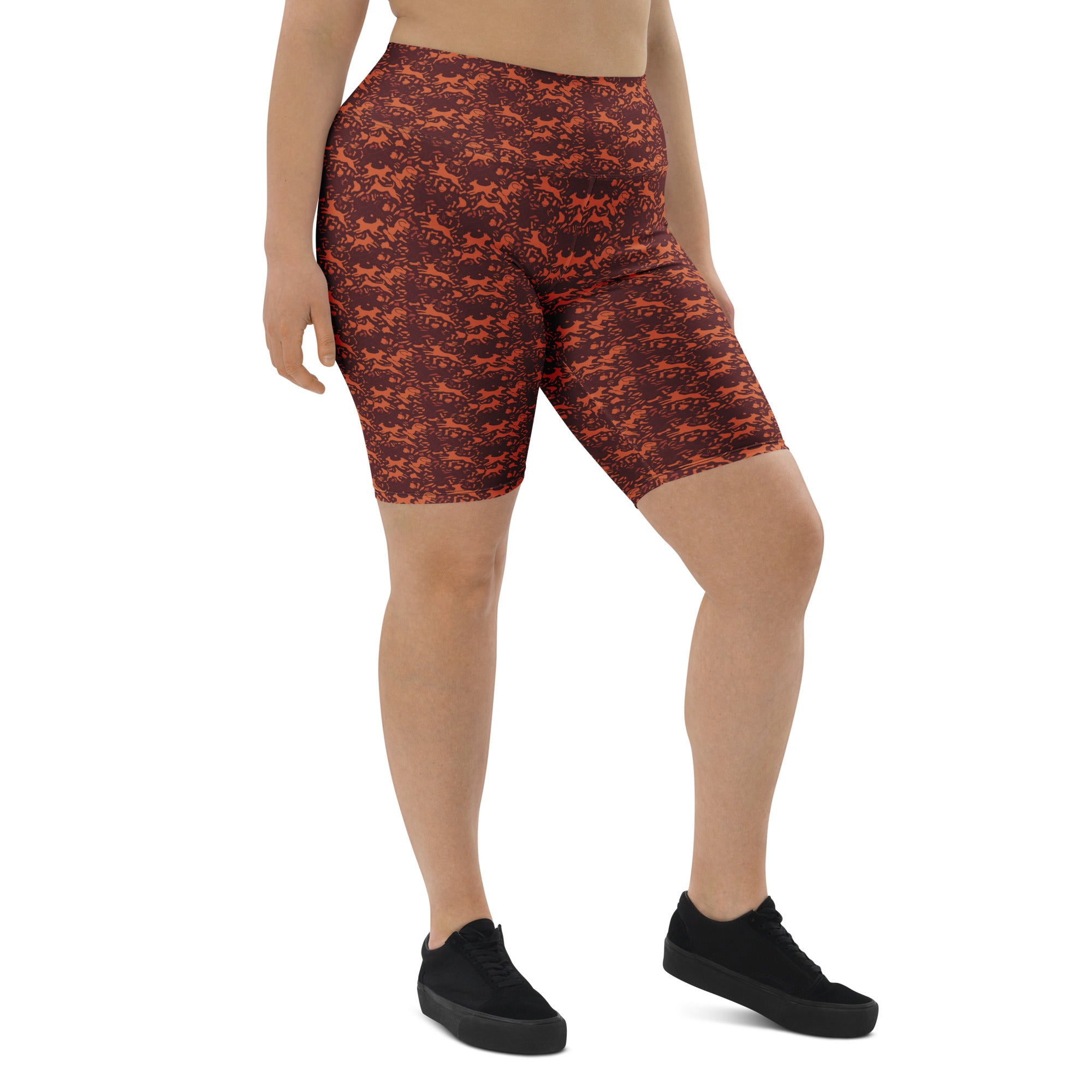 Minimal Fetch Art Bike Shorts | GearBunch