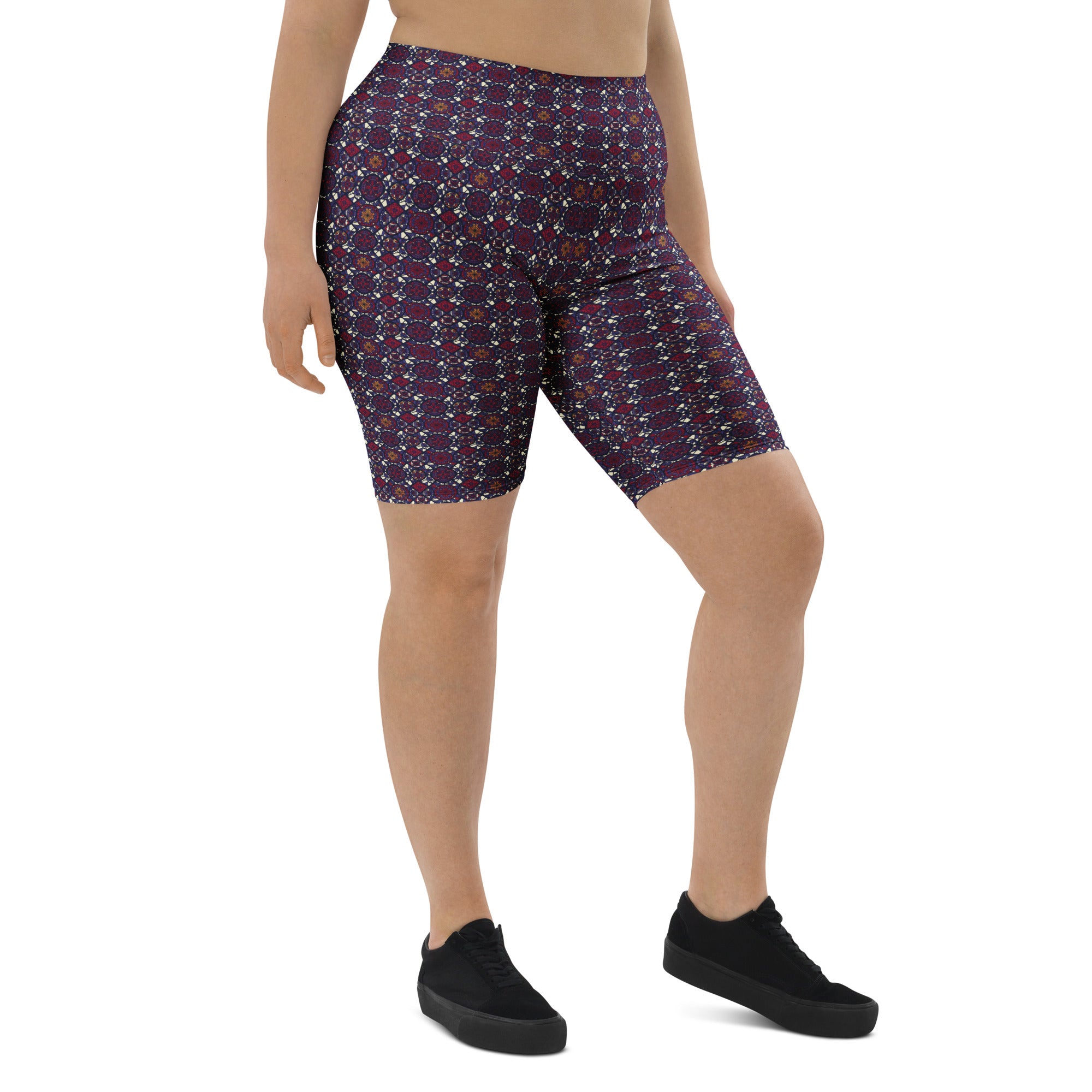 Stained Glass Cathedral Bike Shorts | GearBunch