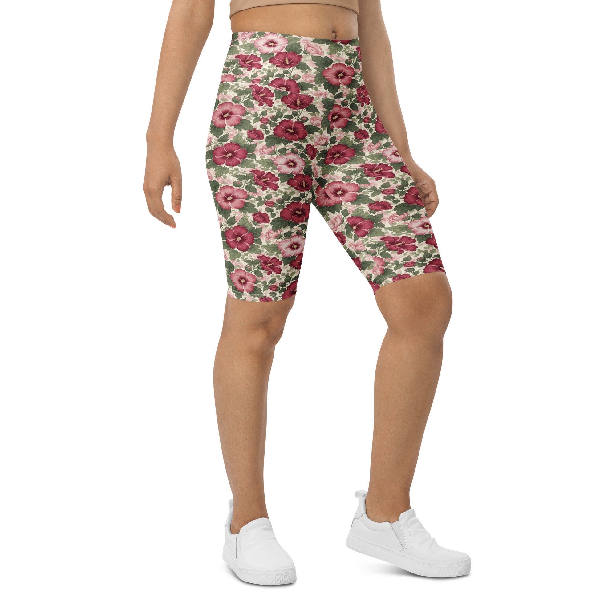 Rose of Sharon Bike Shorts | GearBunch
