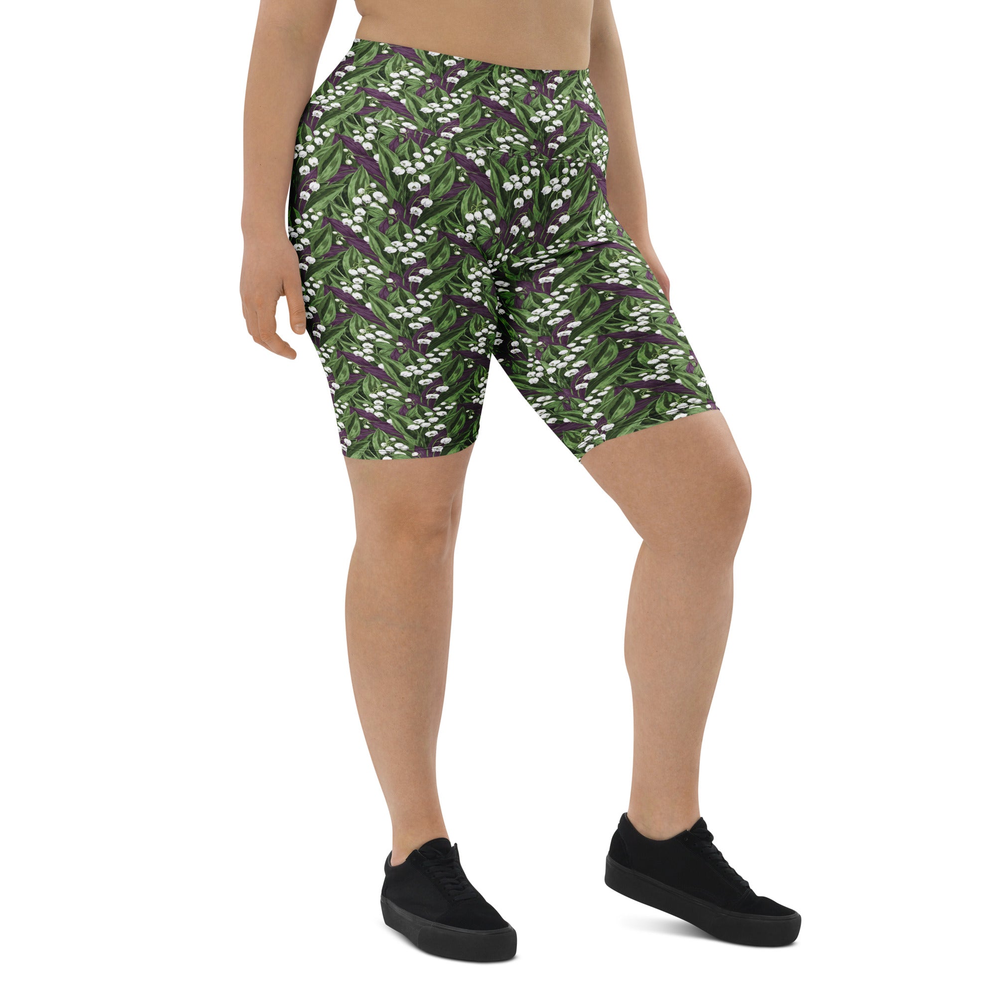 Lily of the Valley Bike Shorts | GearBunch