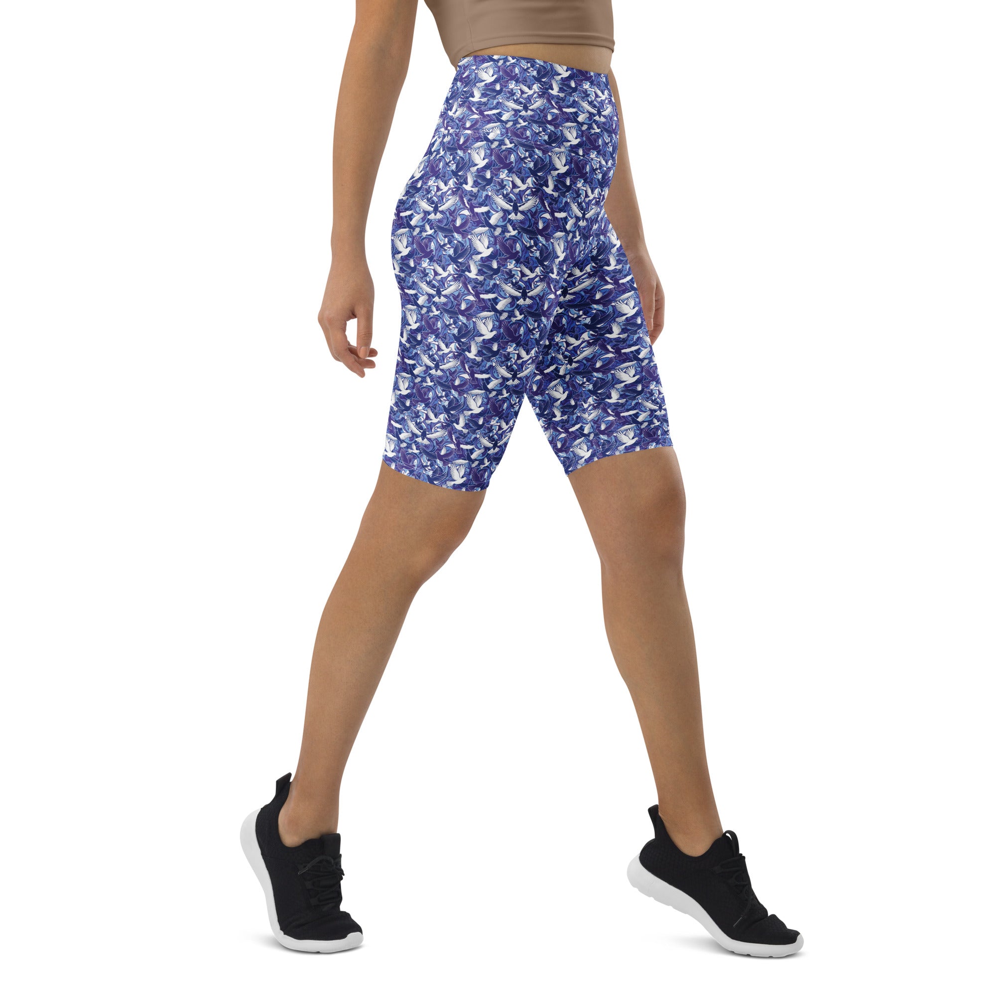 Dove in Flight Bike Shorts | GearBunch