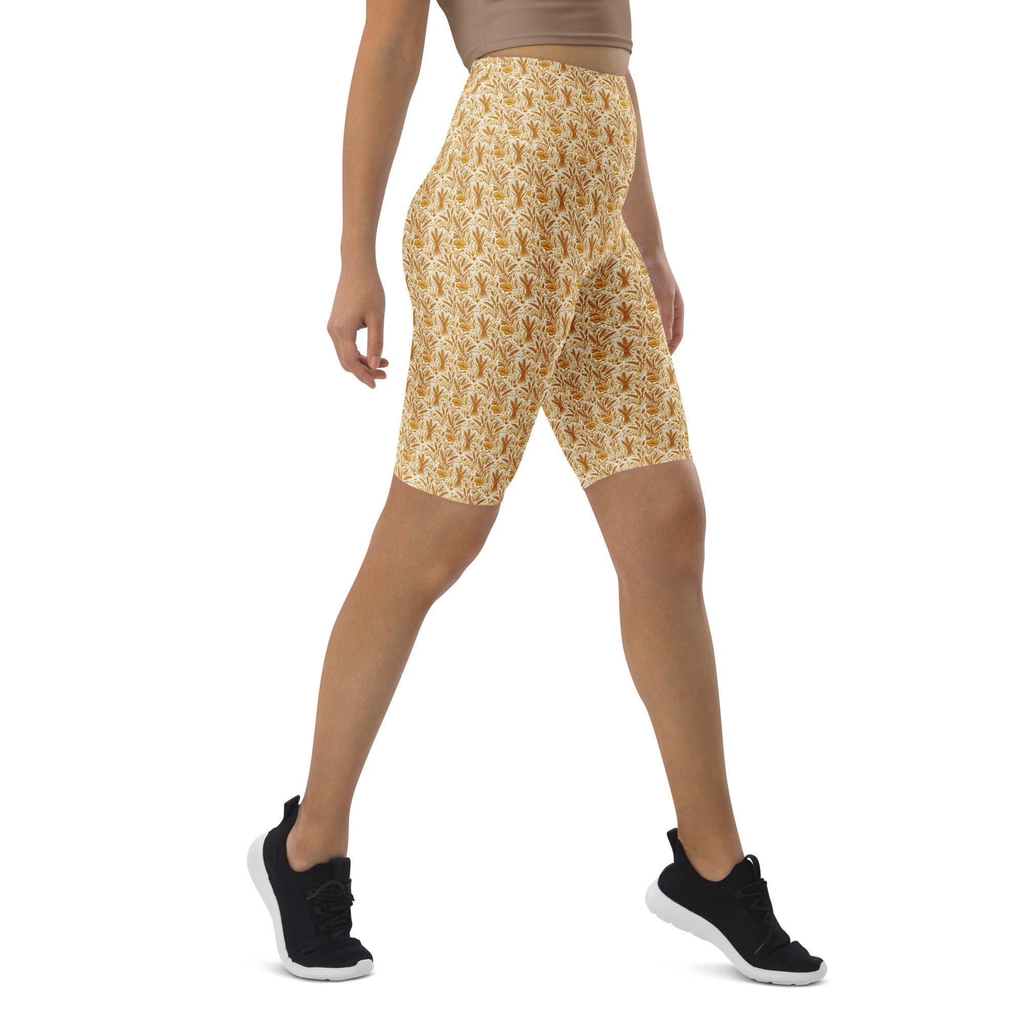 Wheat Field Harvest Bike Shorts | GearBunch