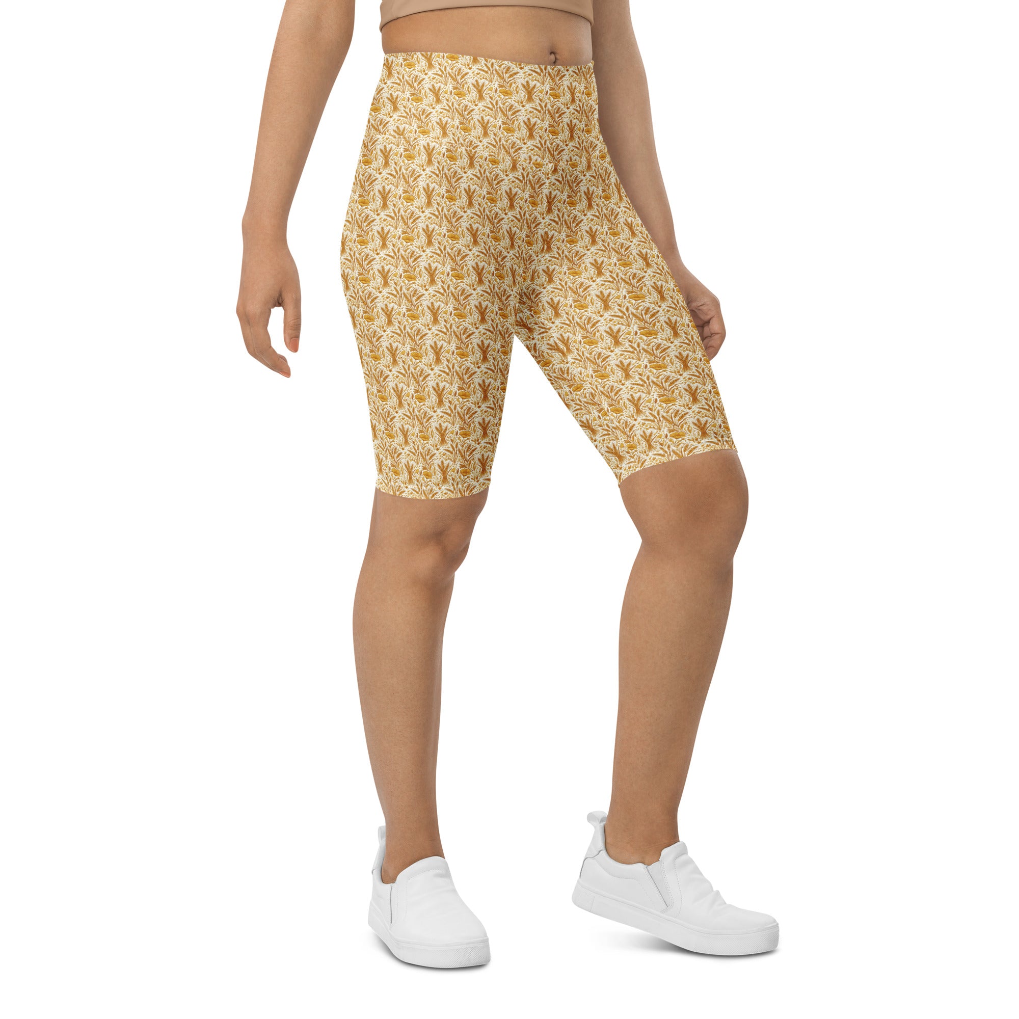 Wheat Field Harvest Bike Shorts | GearBunch