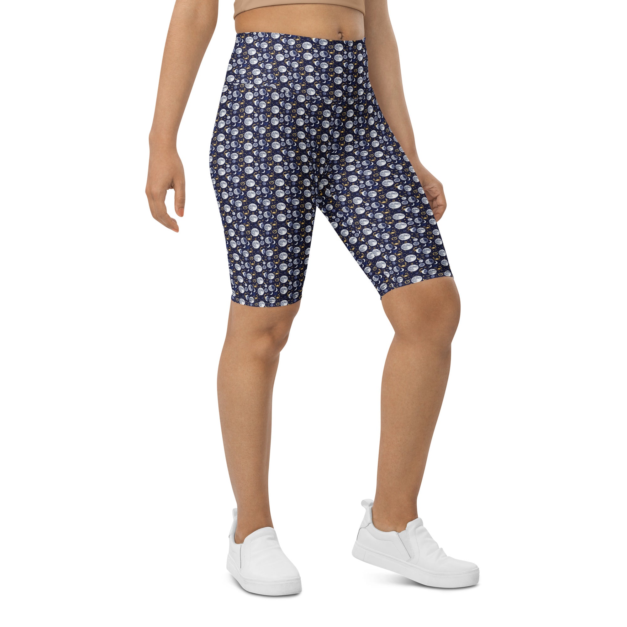 Cancer Moon Phases Bike Shorts | GearBunch