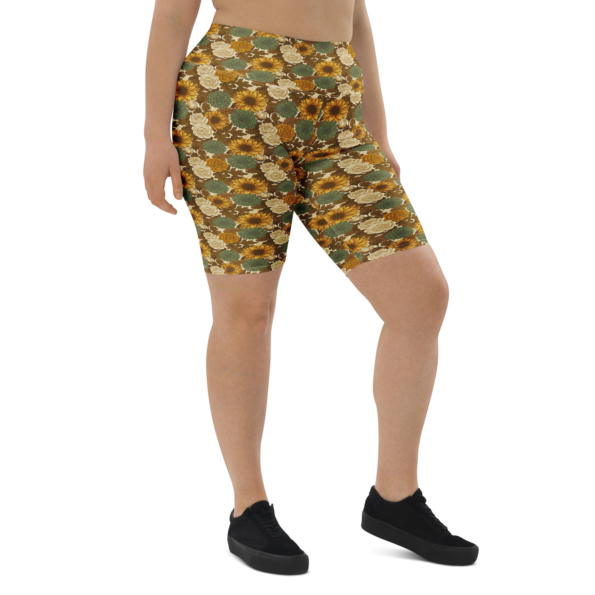 Virgo Harvest Botanical Bike Shorts | GearBunch